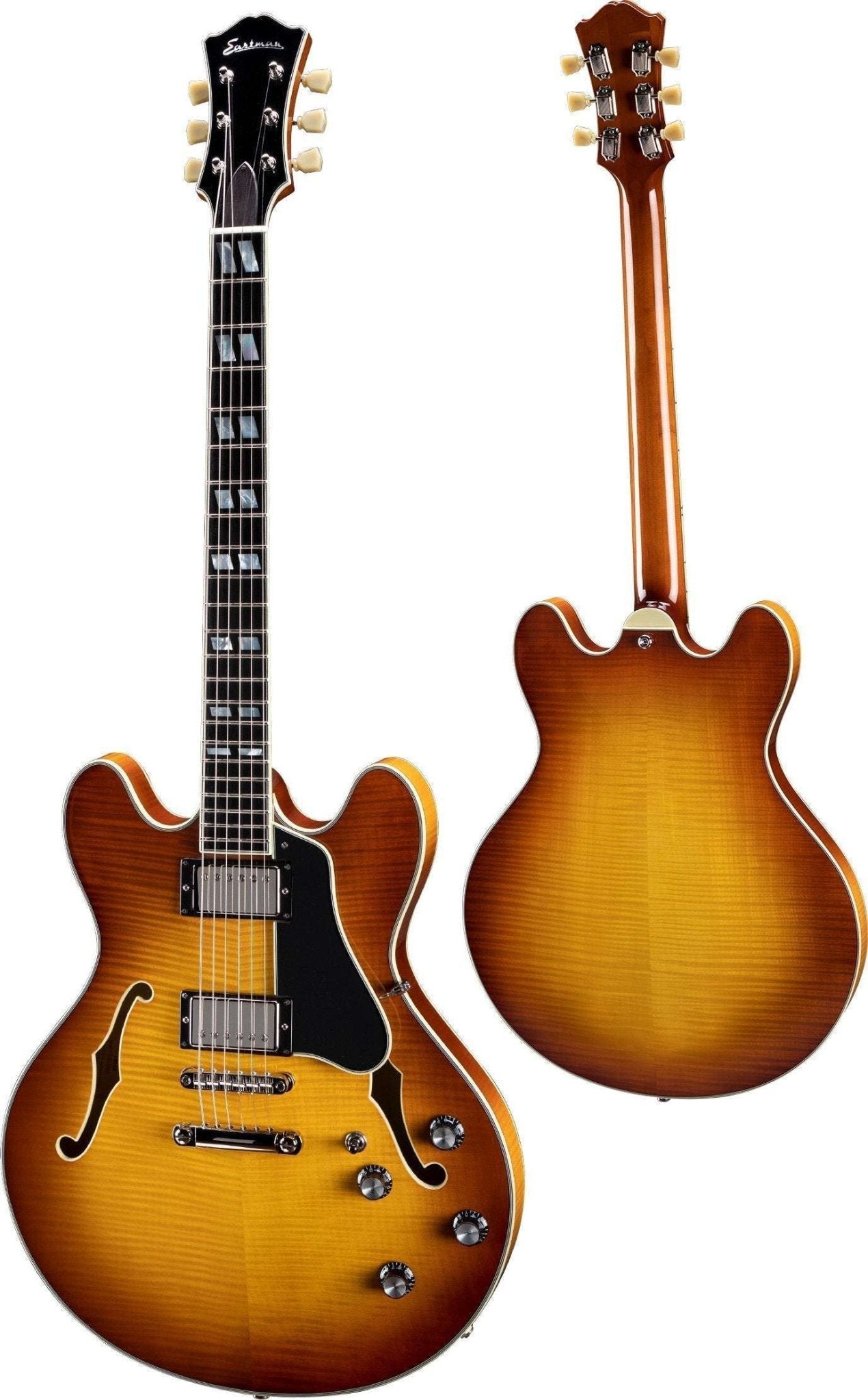 Eastman T486 Goldburst (Price inc. Custom Pro Setup Package) - Richards Guitars Of Stratford Upon Avon