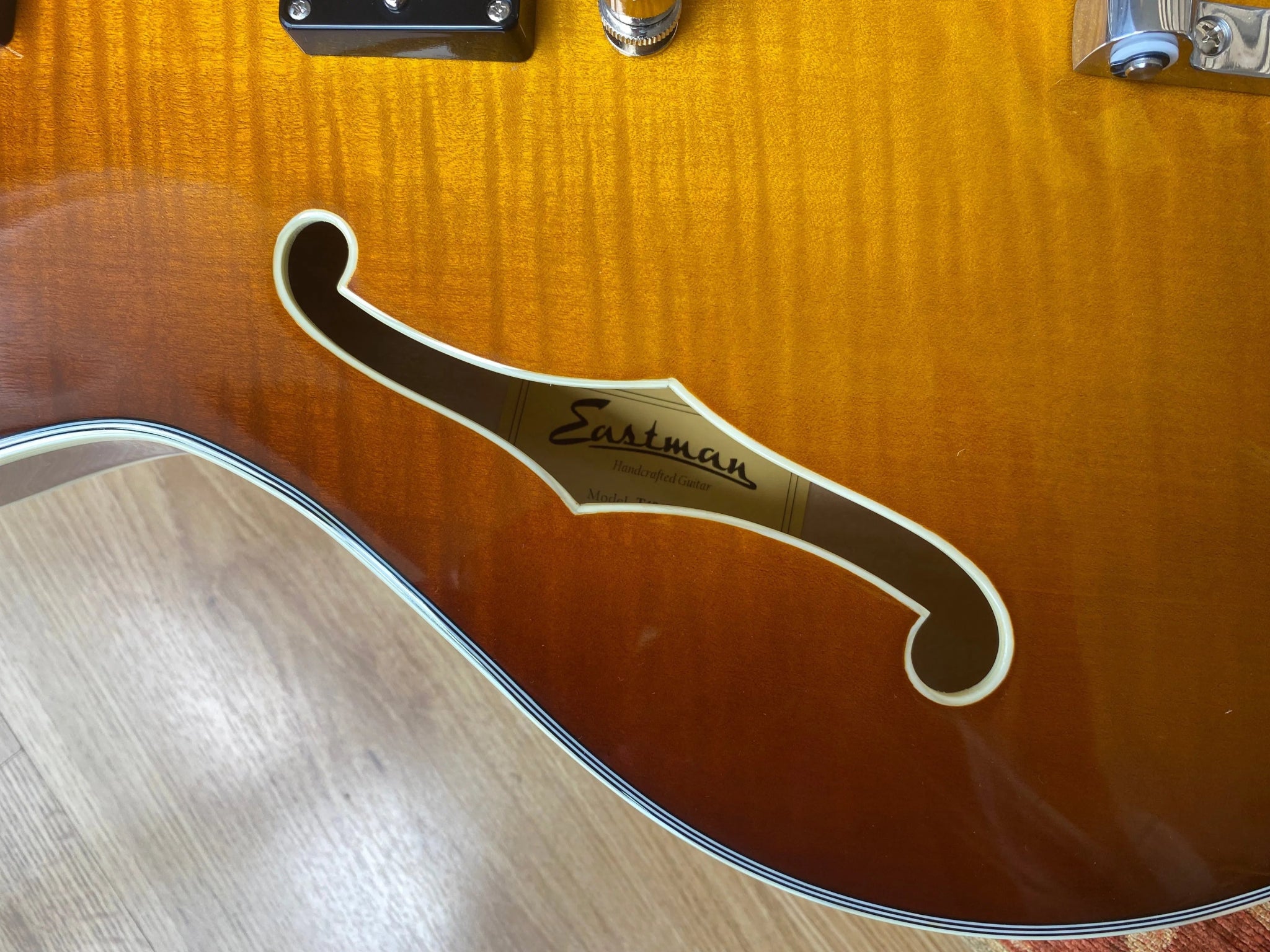 Eastman T486B Goldburst (Price inc. Custom Pro Setup Package) - Richards Guitars Of Stratford Upon Avon