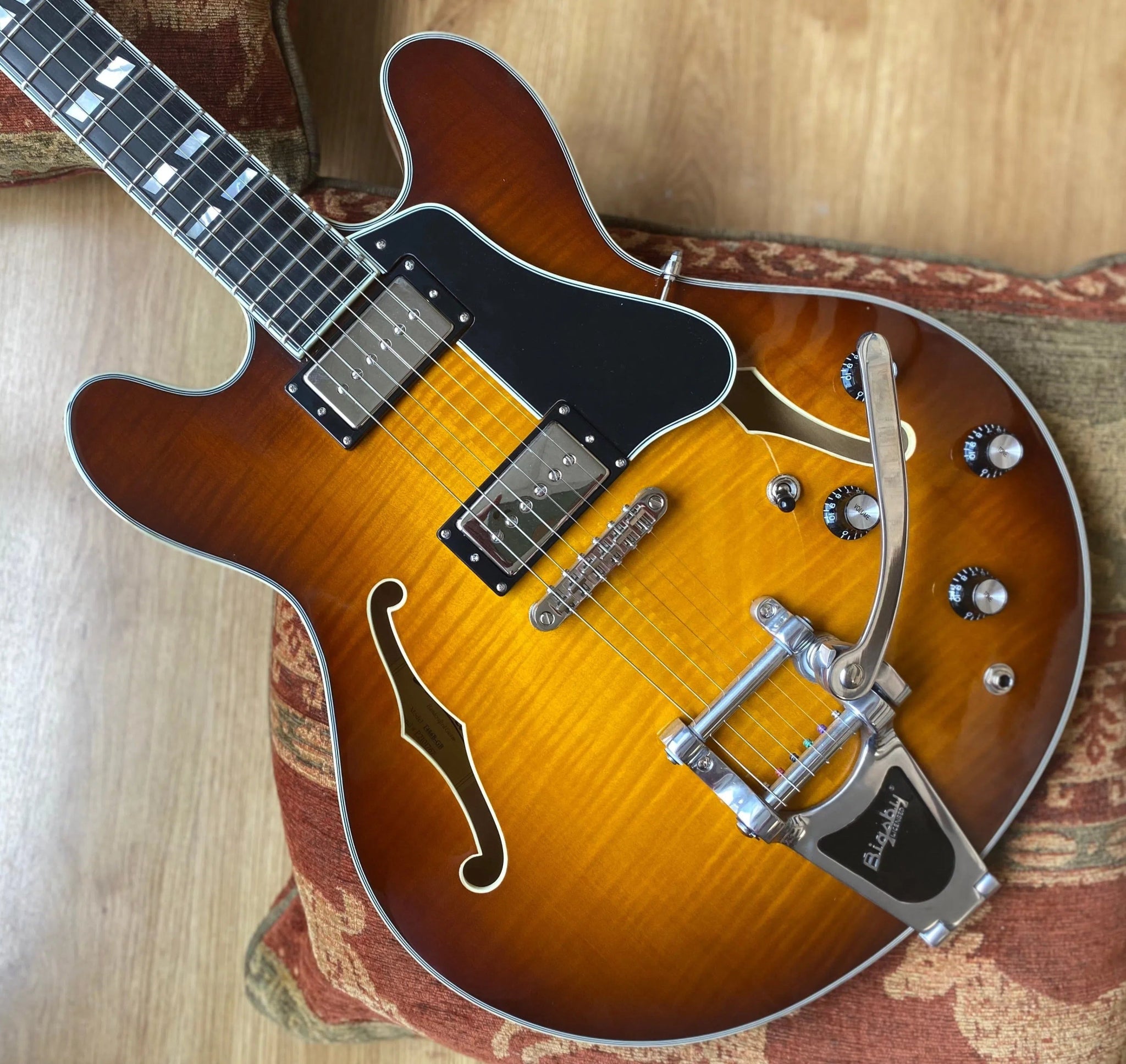 Eastman T486B Goldburst (Price inc. Custom Pro Setup Package) - Richards Guitars Of Stratford Upon Avon