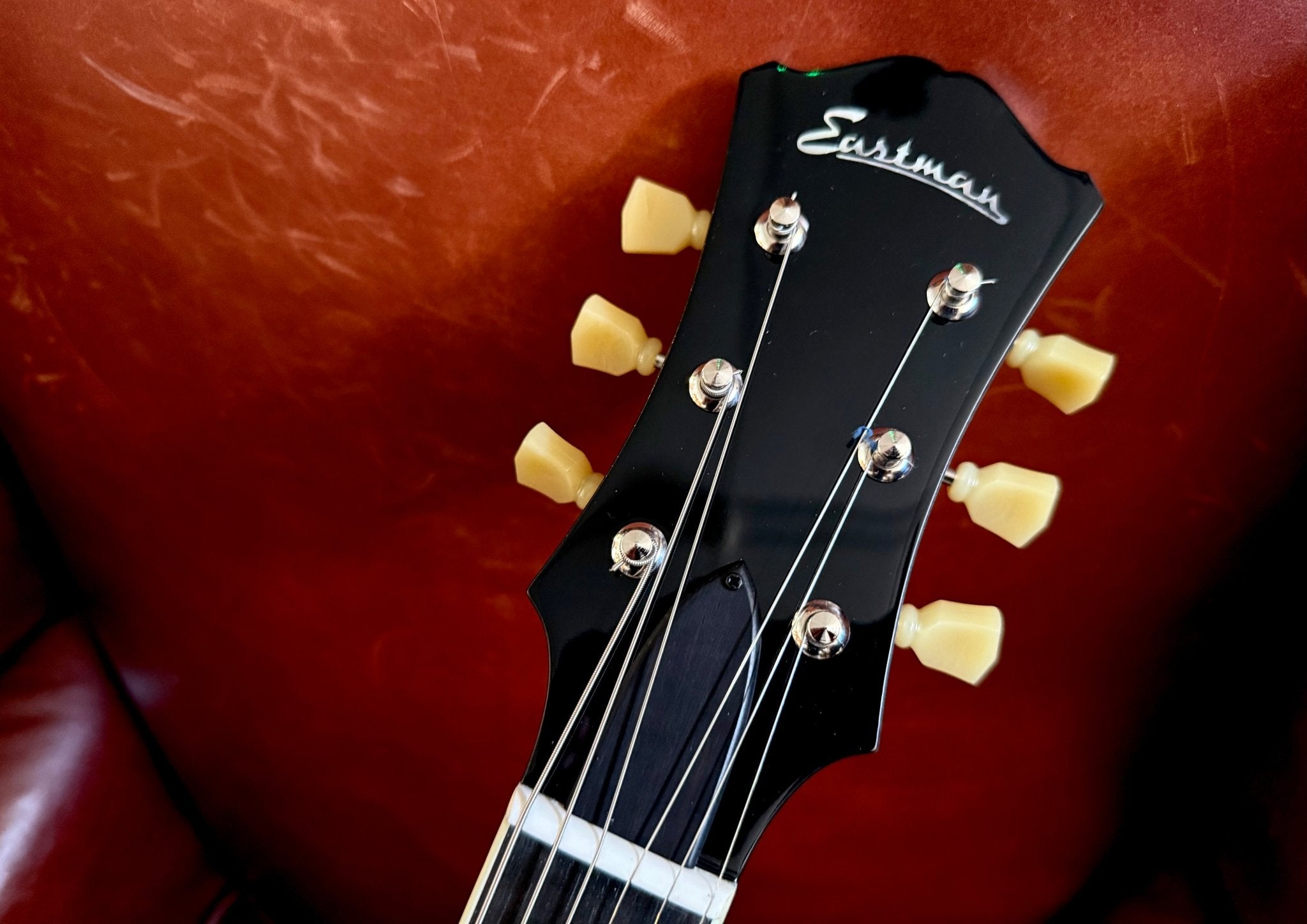 Eastman T64 Iced Blue Metallic New Release Arriving January 2026 - Richards Guitars Of Stratford Upon Avon