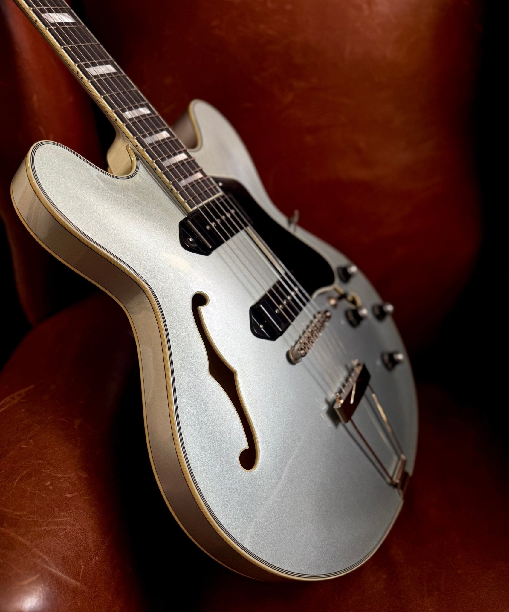 Eastman T64 Iced Blue Metallic New Release Arriving January 2026 - Richards Guitars Of Stratford Upon Avon