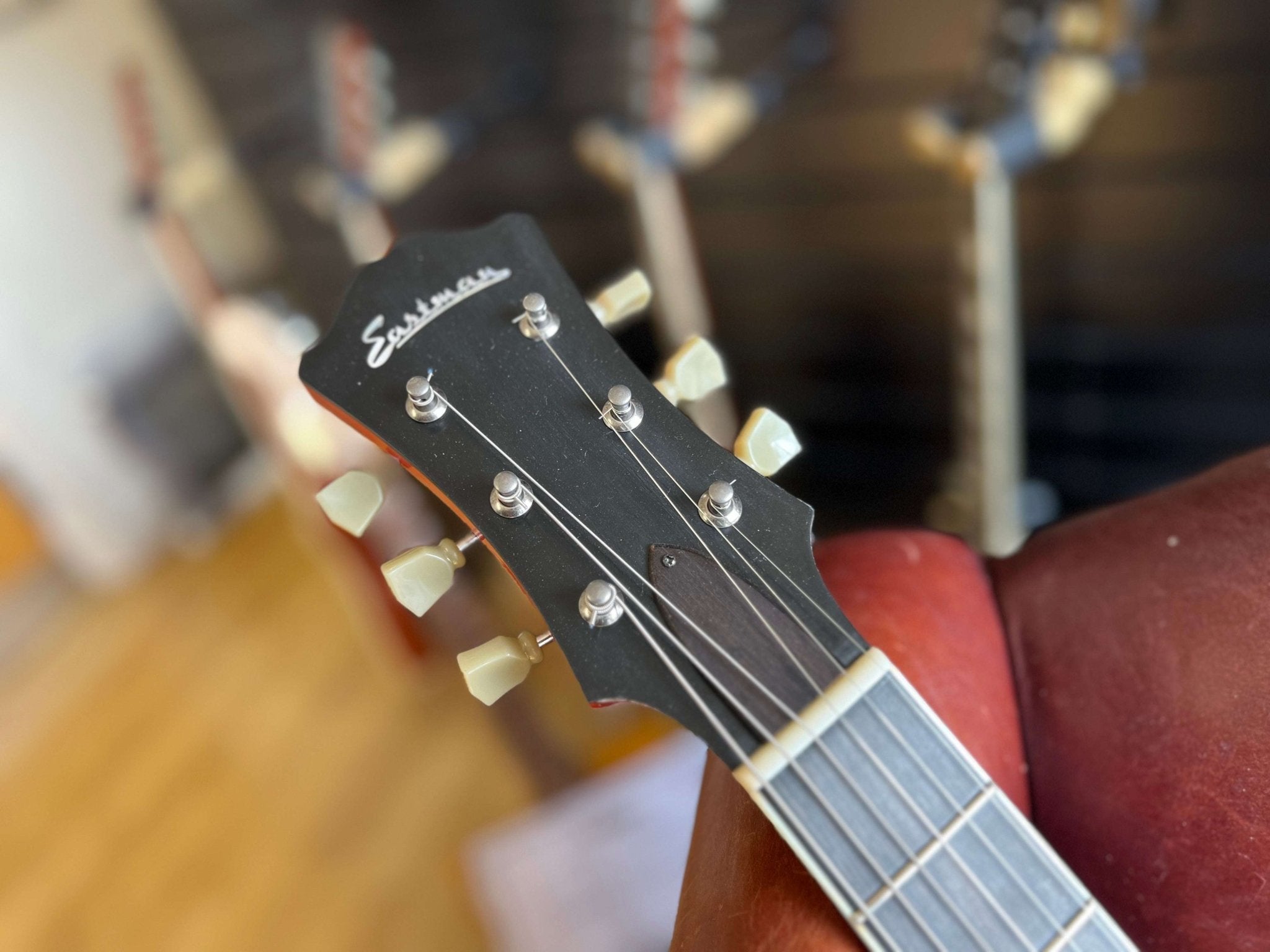Eastman T64/v - T - RD (Red) (Price inc. Custom Pro Setup Package) - Richards Guitars Of Stratford Upon Avon