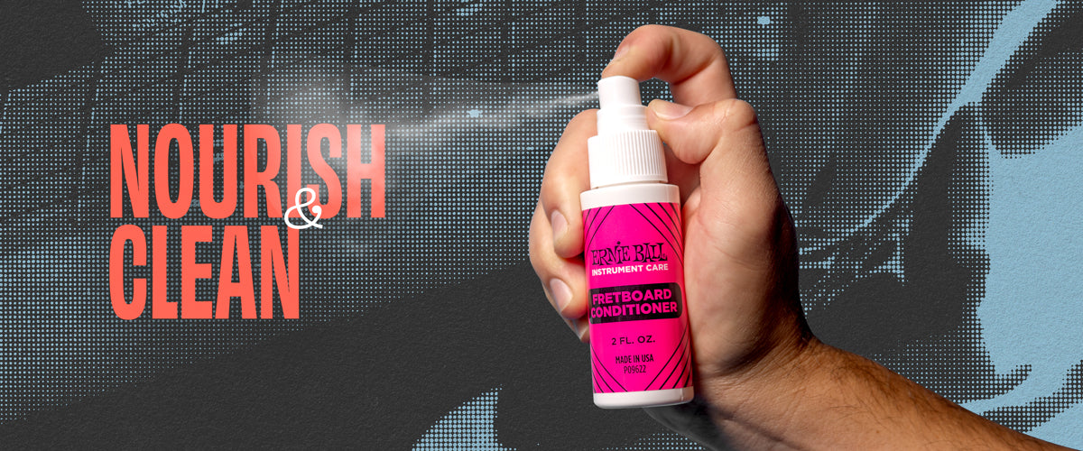 Ernie Ball  Instrument Care 3-PACK W/Microfibre Cloth (All You Need For Body, Strings & Fretboard)