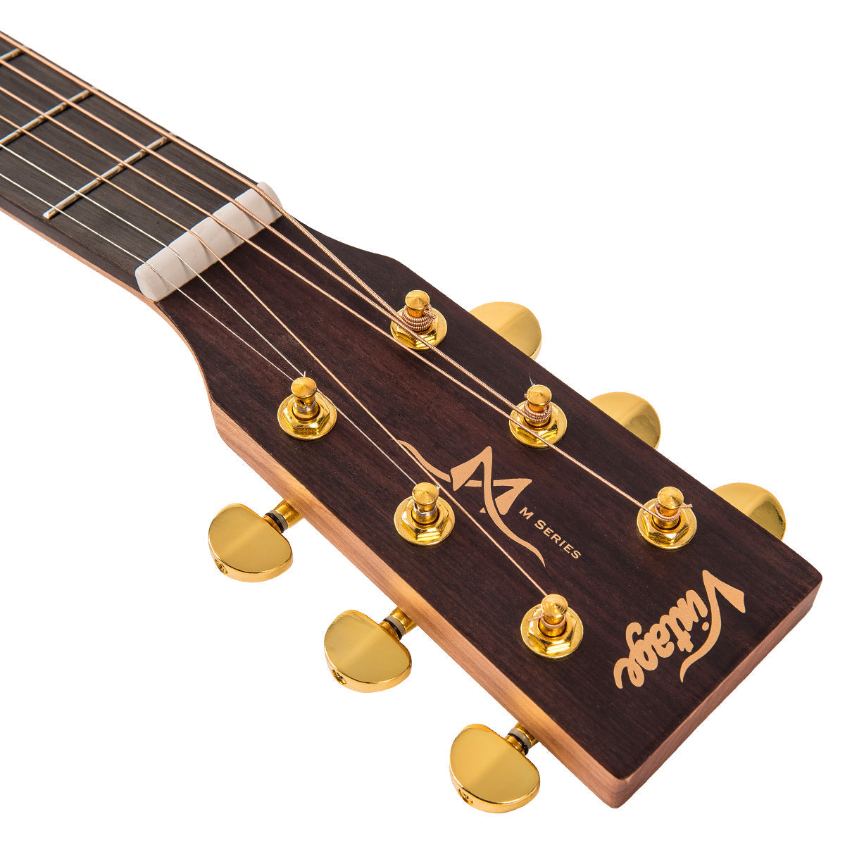 Vintage Mahogany Series 'Folk' Electro-Acoustic Guitar ~ Satin Mahogany, Electric Acoustic Guitars for sale at Richards Guitars.