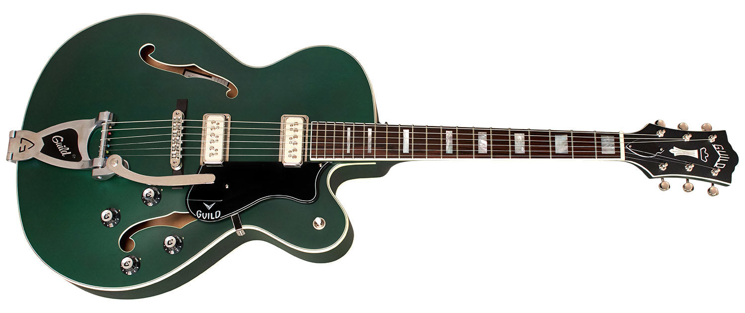 Guild  X-175 MANHATTAN SPECIAL Fjord Green, Electric Guitar for sale at Richards Guitars.