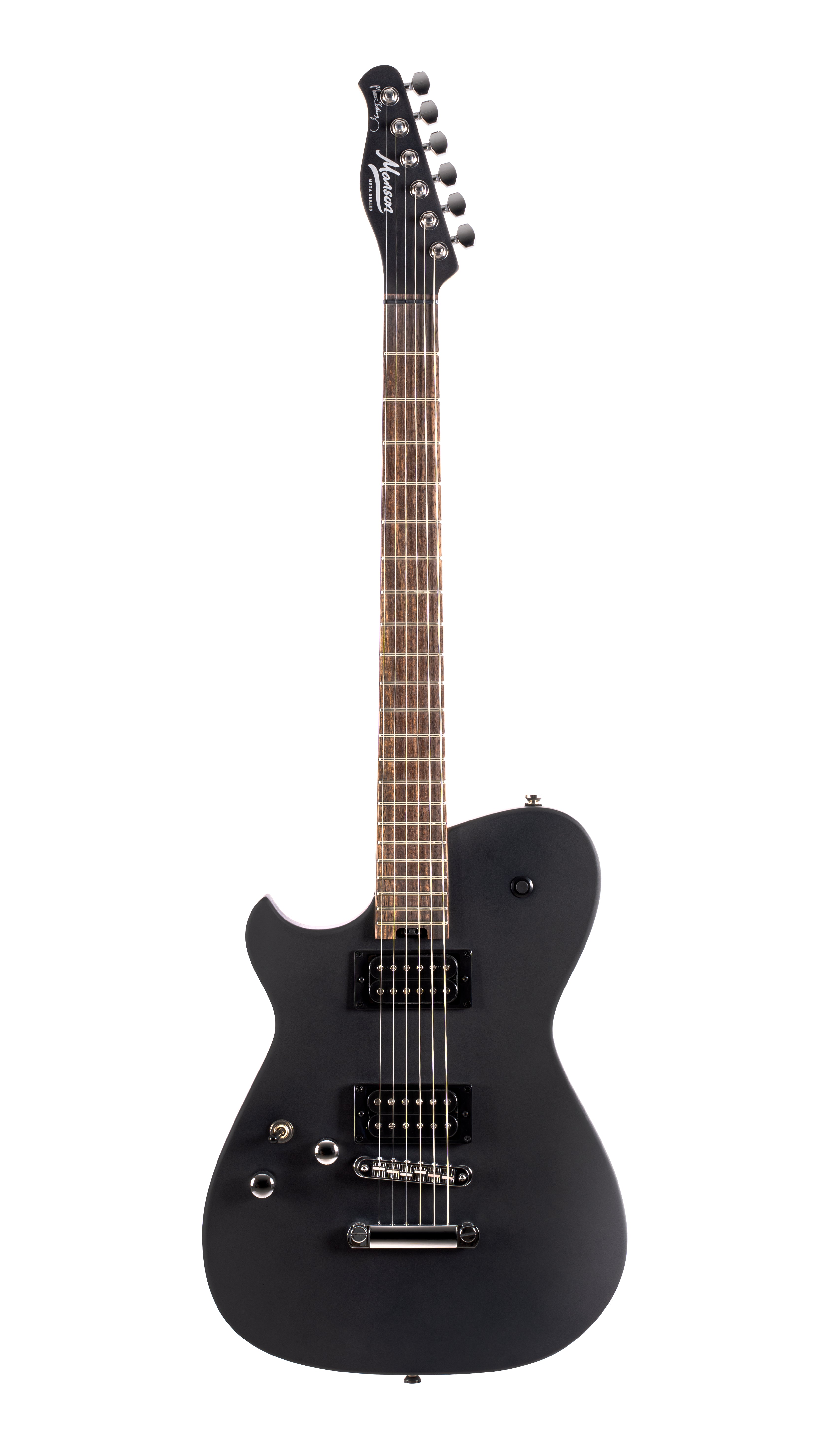 Manson Meta Series MBM-2H Left Handed Satin Black, Electric Guitar for sale at Richards Guitars.