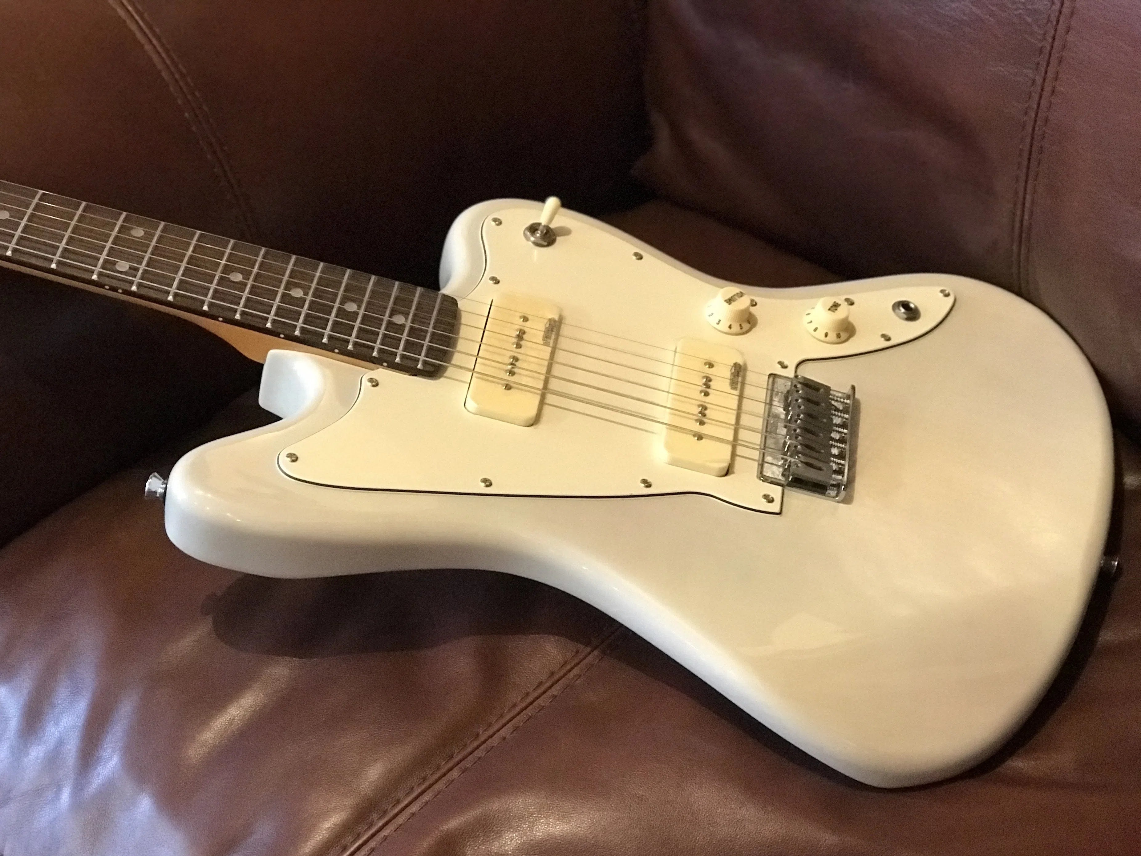 Vintage V65 Hard Tail White Blonde, Electric Guitar for sale at Richards Guitars.