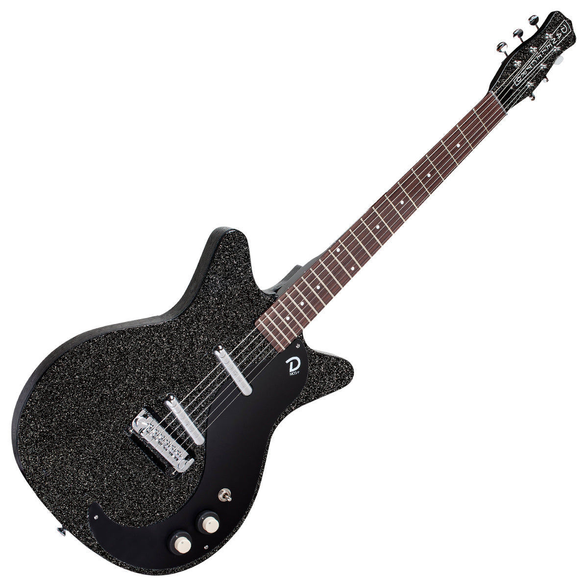 Danelectro Blackout '59M NOS+ Electric Guitar ~ Black Metalflake, Electric Guitar for sale at Richards Guitars.