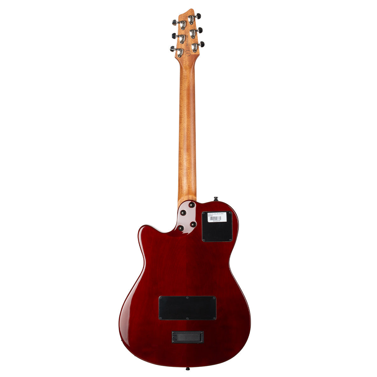Godin A6 Ultra Electric Guitar ~ Denim Blue Flame, Electric Guitar for sale at Richards Guitars.