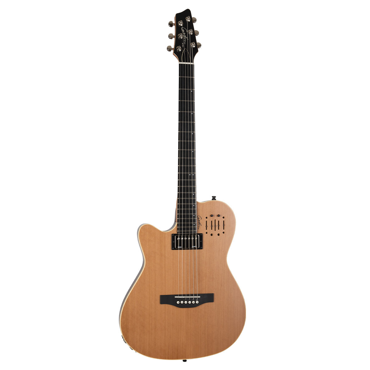 Godin A6 Ultra Electric Guitar ~ Left Hand ~ Natural SG, Electric Guitars for sale at Richards Guitars.