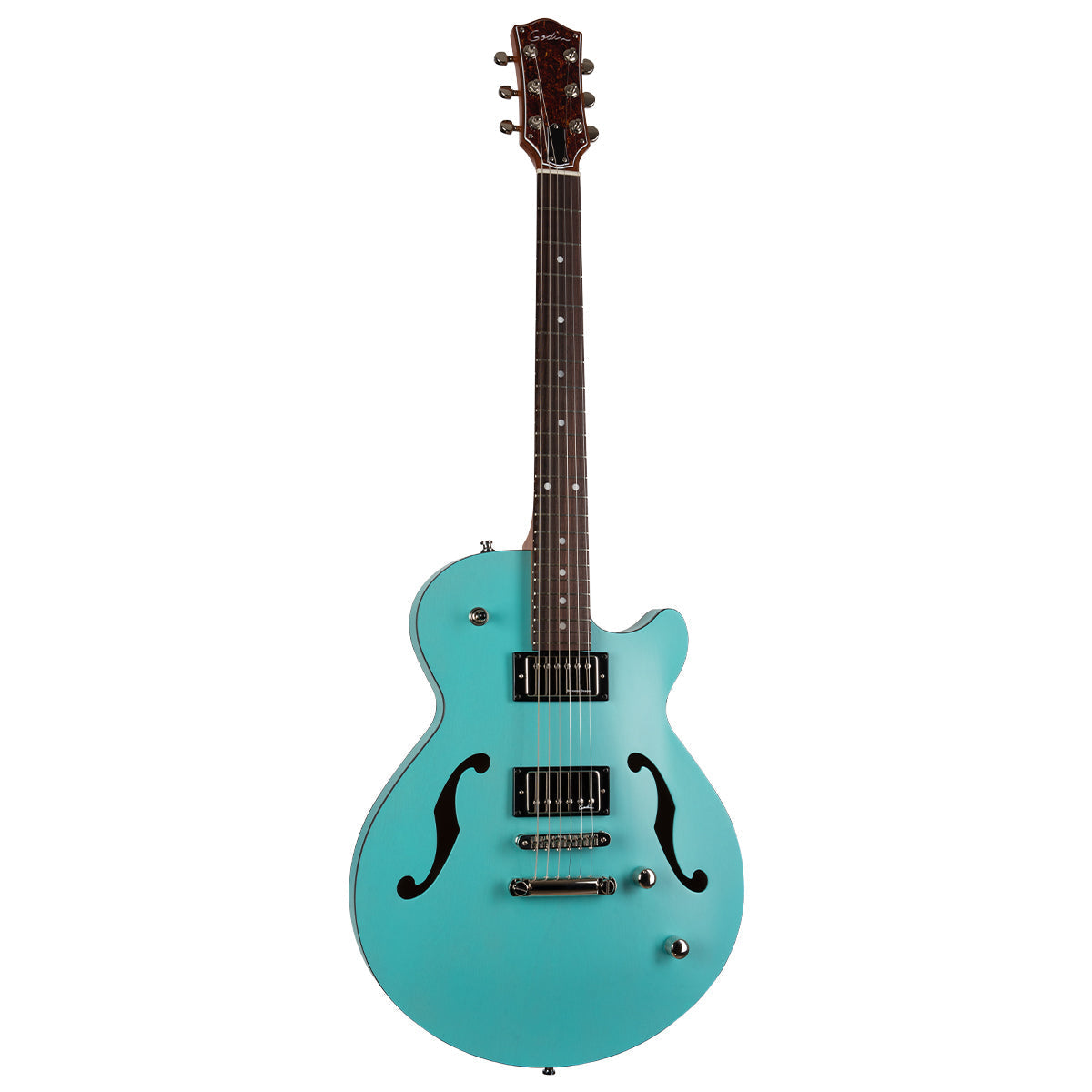 Godin Montreal Premiere HT Semi-Acoustic Guitar ~ Laguna Blue, Electric Guitar for sale at Richards Guitars.