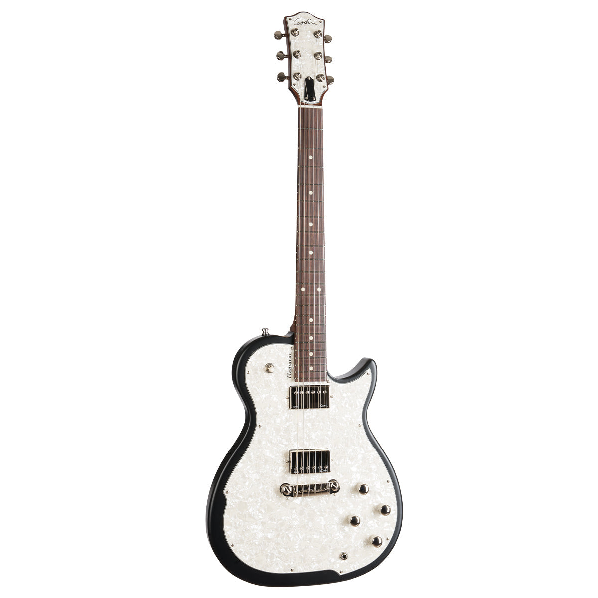 Godin Radiator Electric Guitar ~ Bourbon Burst RN, Electric Guitar for sale at Richards Guitars.