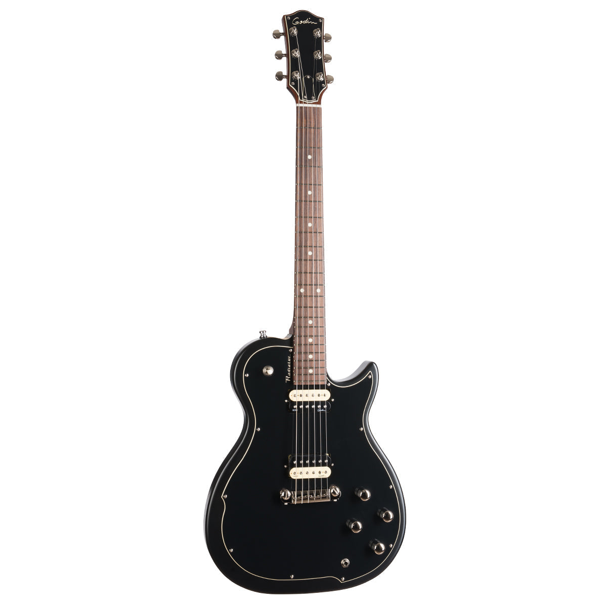 Godin Radiator Electric Guitar ~ Matte Black RN, Electric Guitar for sale at Richards Guitars.