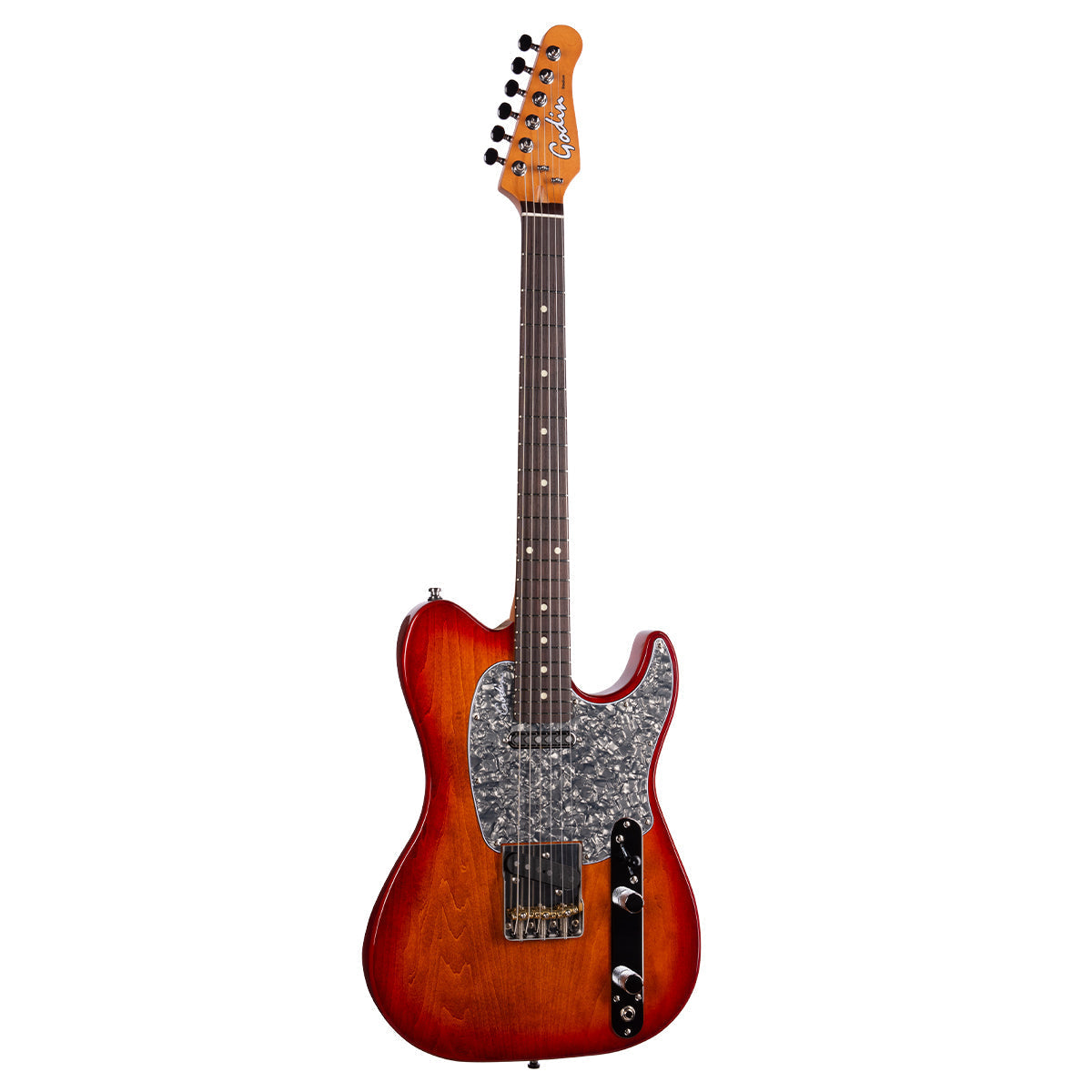 Godin Stadium Pro Electric Guitar ~ Sunset Burst RN, Electric Guitar for sale at Richards Guitars.