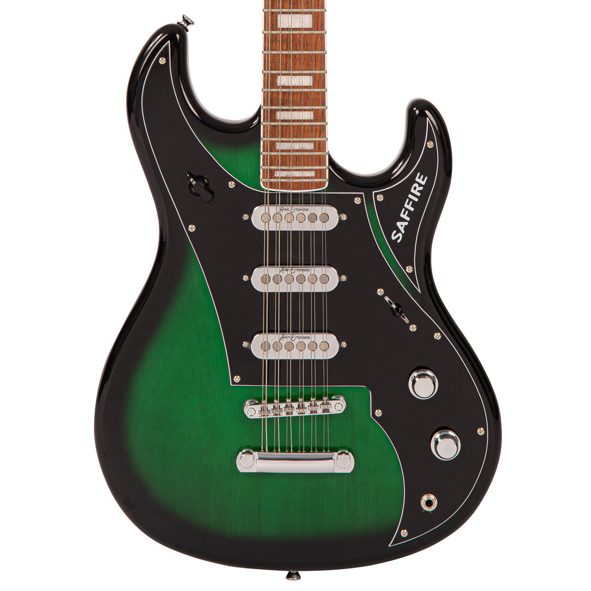 Rapier Saffire 12 String Electric Guitar ~ Greenburst, Electric Guitar for sale at Richards Guitars.