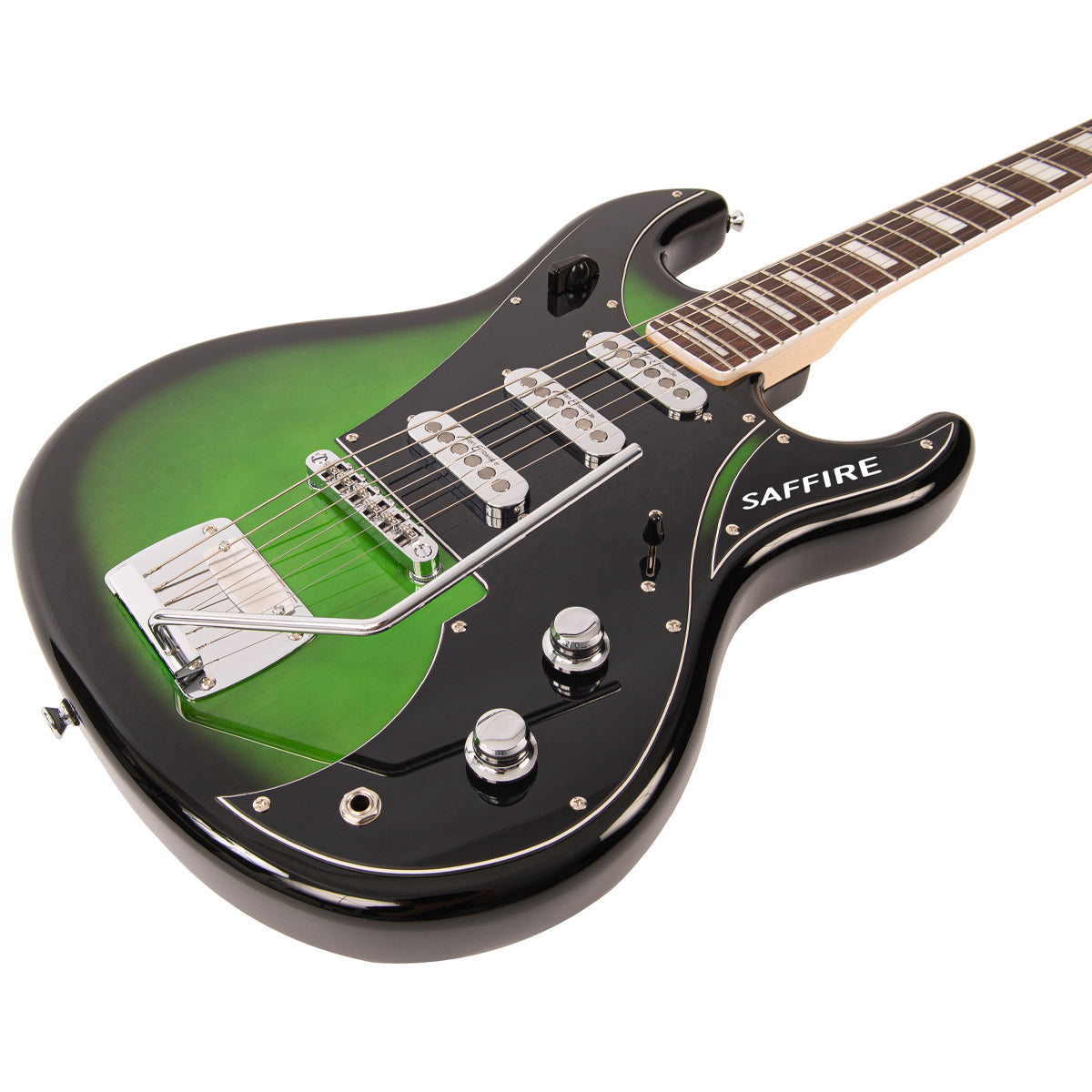 Rapier Saffire Electric Guitar ~ Greenburst, Electric Guitar for sale at Richards Guitars.