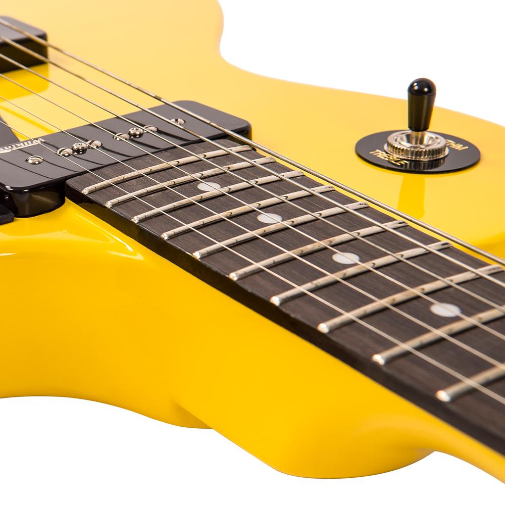 Vintage V132 ReIssued Electric Guitar ~ TV Yellow, electric guitar for sale at Richards Guitars.