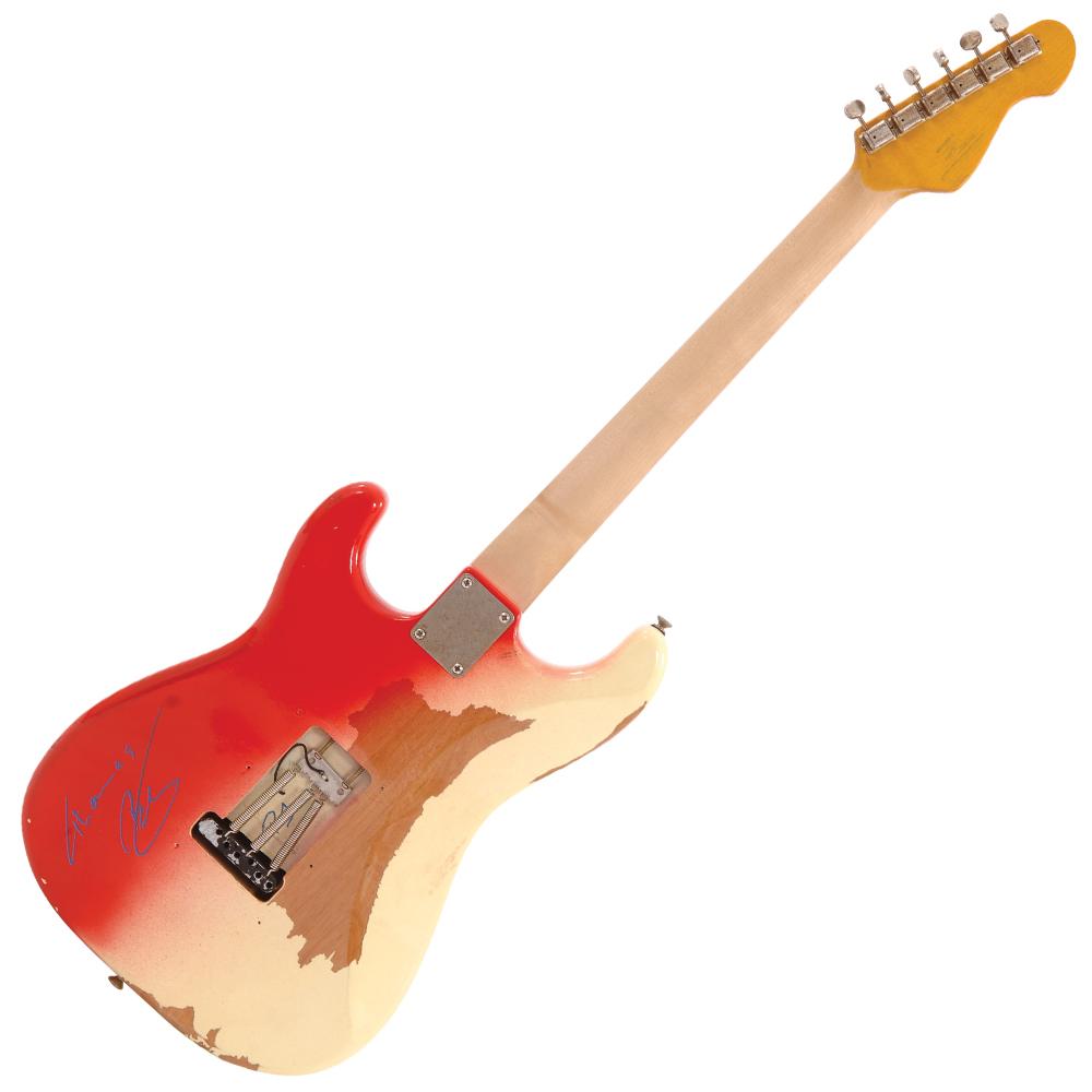 Vintage V6 Thomas Blug Signature Electric Guitar ~ 'Summer of love', Electric Guitar for sale at Richards Guitars.