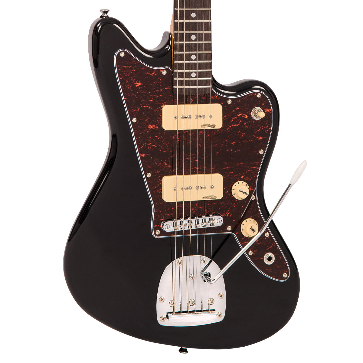 Vintage V65 ReIssued Vibrato Electric Guitar ~ Boulevard Black, Electric Guitar for sale at Richards Guitars.