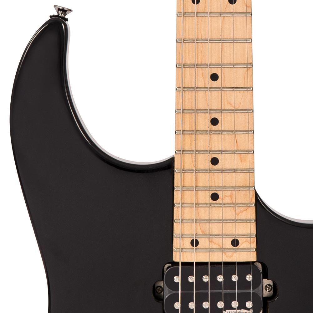 Vintage V6M24 ReIssued Electric Guitar ~ Boulevard Black, Electric Guitar for sale at Richards Guitars.