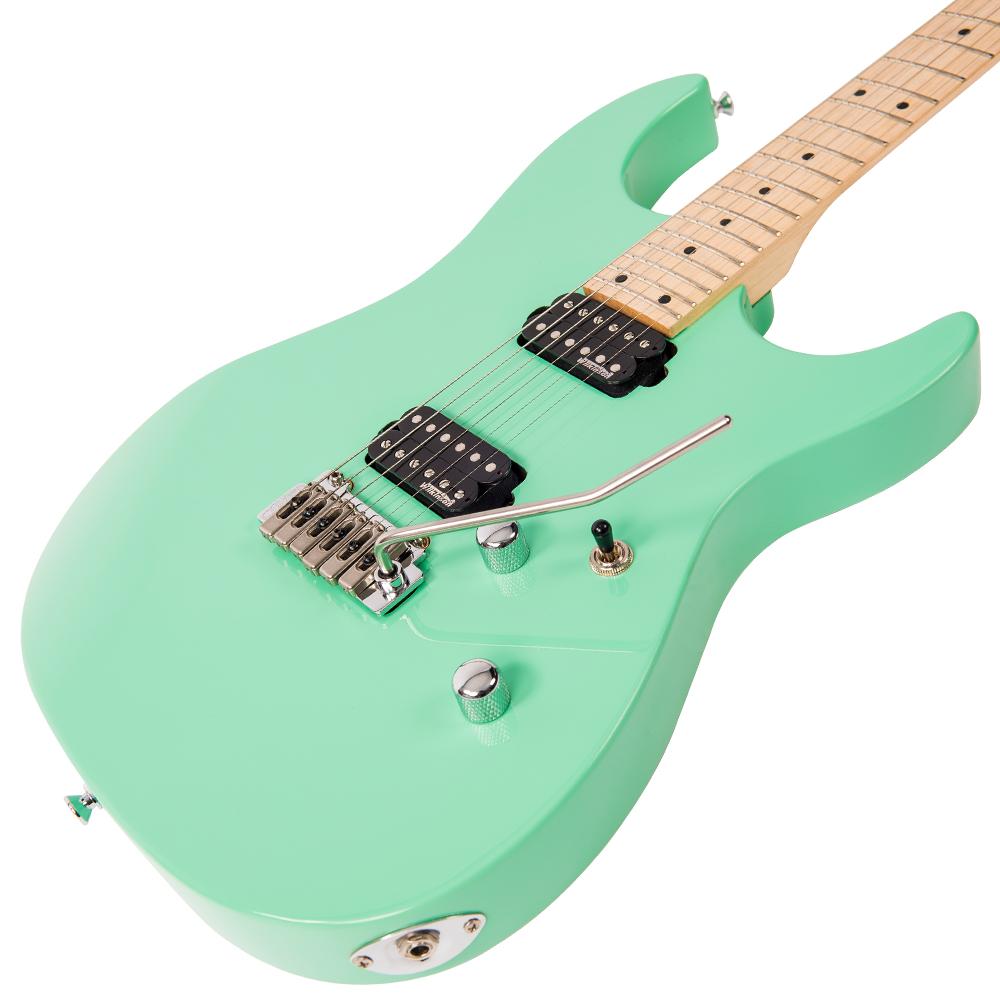 Vintage V6M24 ReIssued Electric Guitar ~ Ventura Green, Electric Guitar for sale at Richards Guitars.
