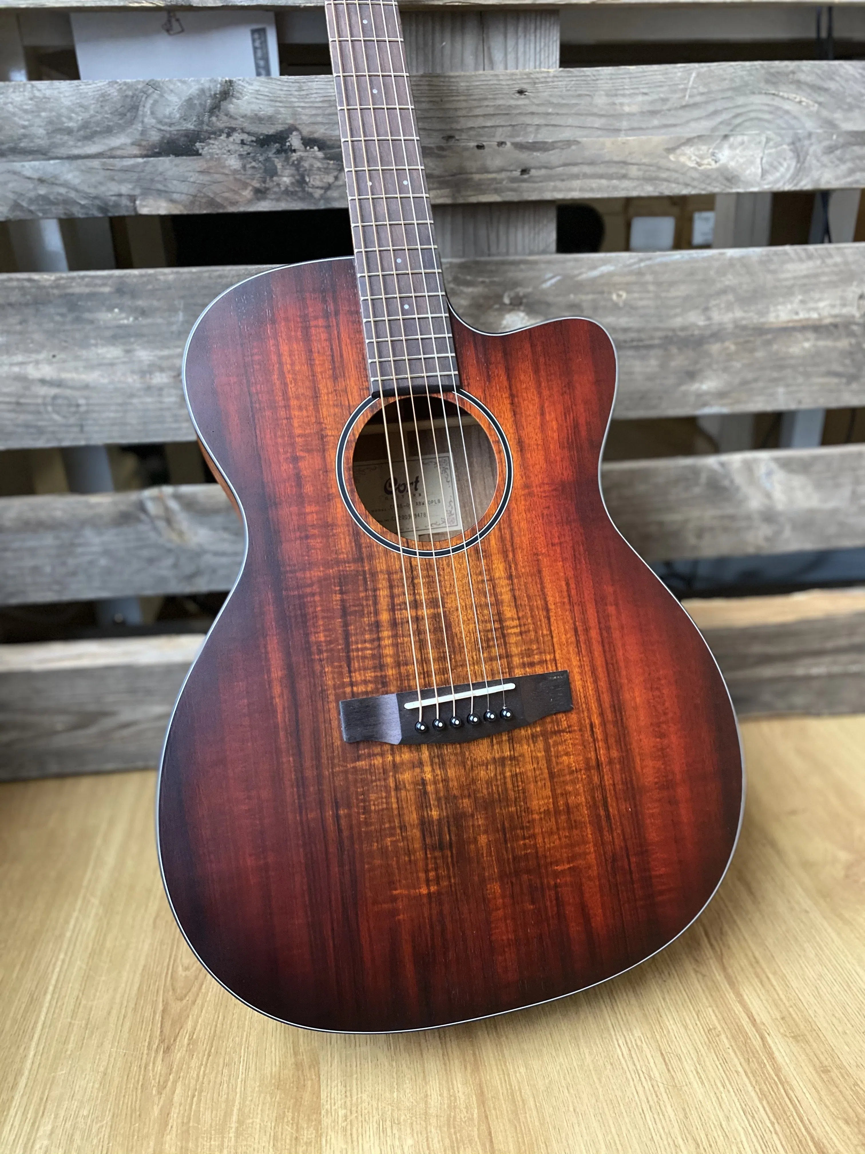 Cort Core-OC Blackwood All Solid Wood Electro Acoustic Guitar, Electro Acoustic Guitar for sale at Richards Guitars.