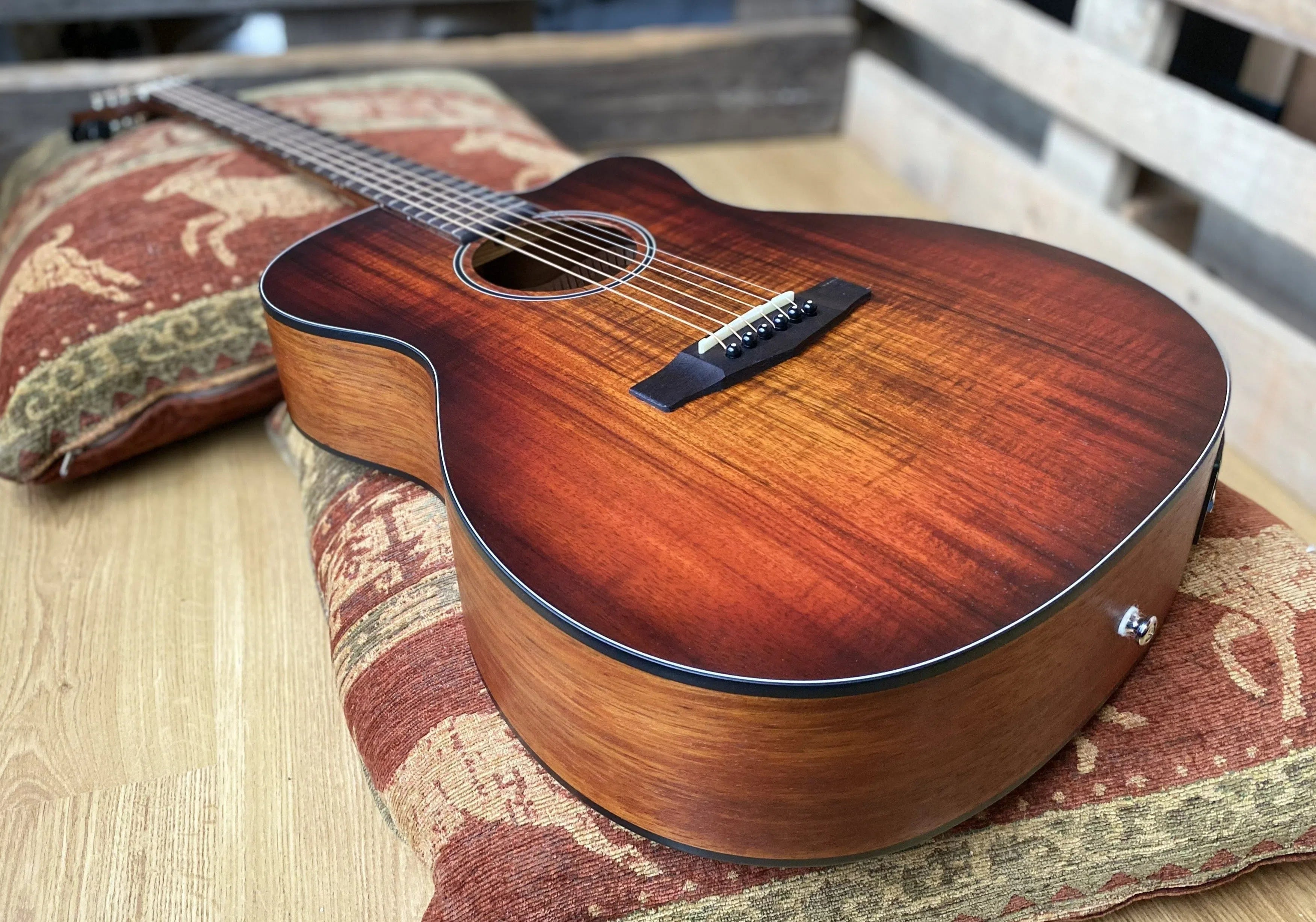 Cort Core-OC Blackwood All Solid Wood Electro Acoustic Guitar, Electro Acoustic Guitar for sale at Richards Guitars.