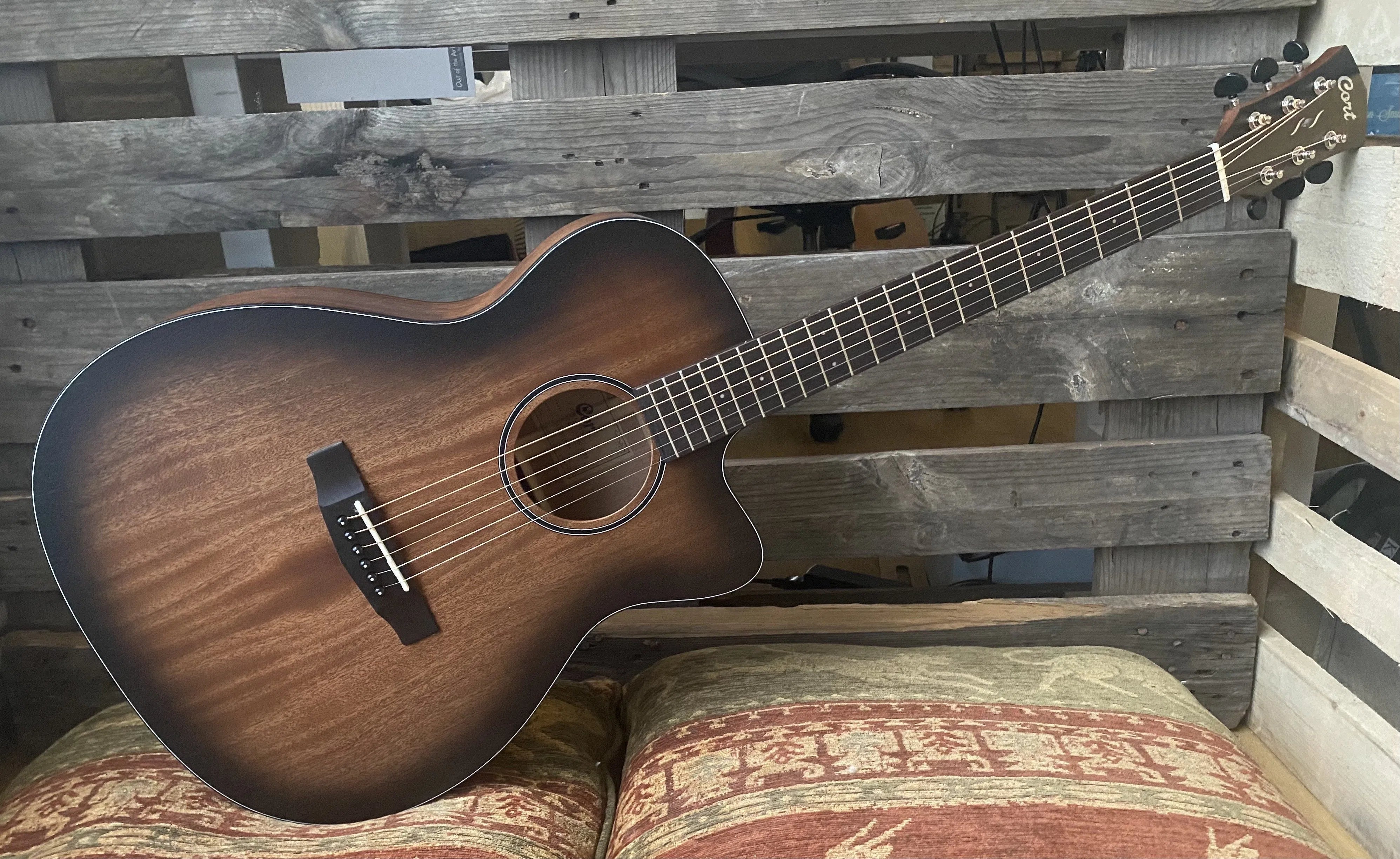 Cort Core-OC Mahogany All Solid Wood Electro Acoustic Guitar, Electro Acoustic Guitar for sale at Richards Guitars.