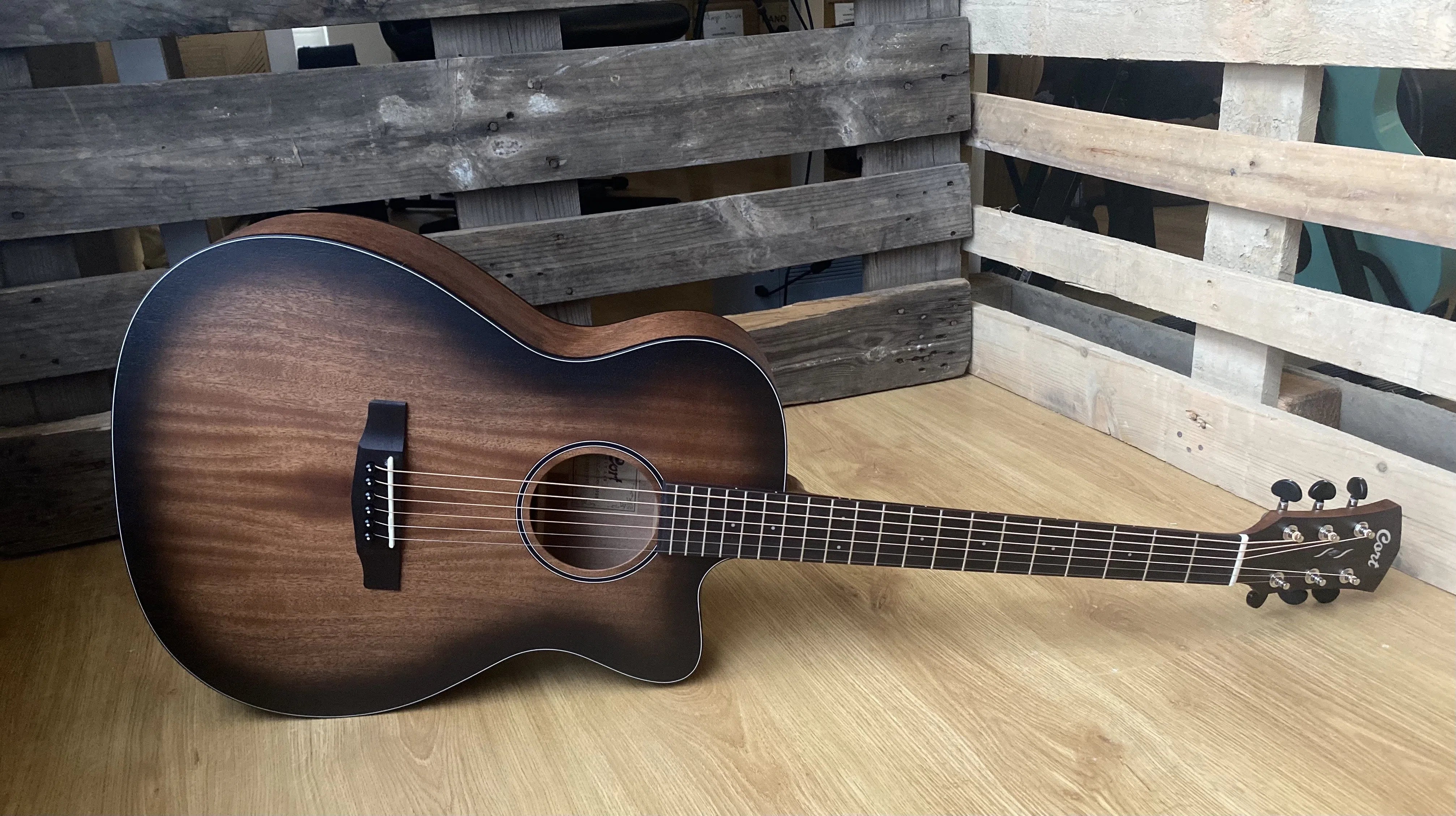 Cort Core-OC Mahogany All Solid Wood Electro Acoustic Guitar, Electro Acoustic Guitar for sale at Richards Guitars.