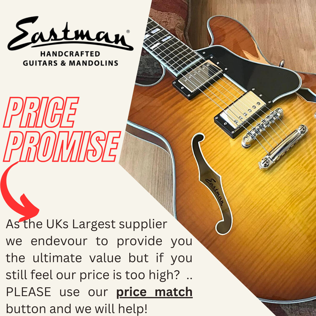 Eastman PCH3 GACE CLA Limited Edition Natural With Sunburst Flame Maple Neck, Back and Sides, Electro Acoustic Guitar for sale at Richards Guitars.