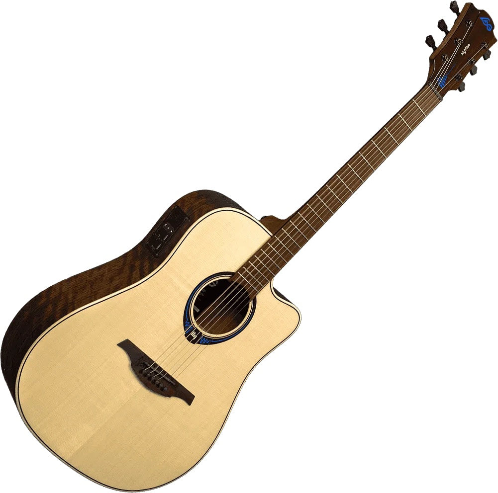 Lag HYVIBE 20 THV20DCE Glossy	Finish, Dreadnought, Cutaway, Electro Acoustic Guitar for sale at Richards Guitars.