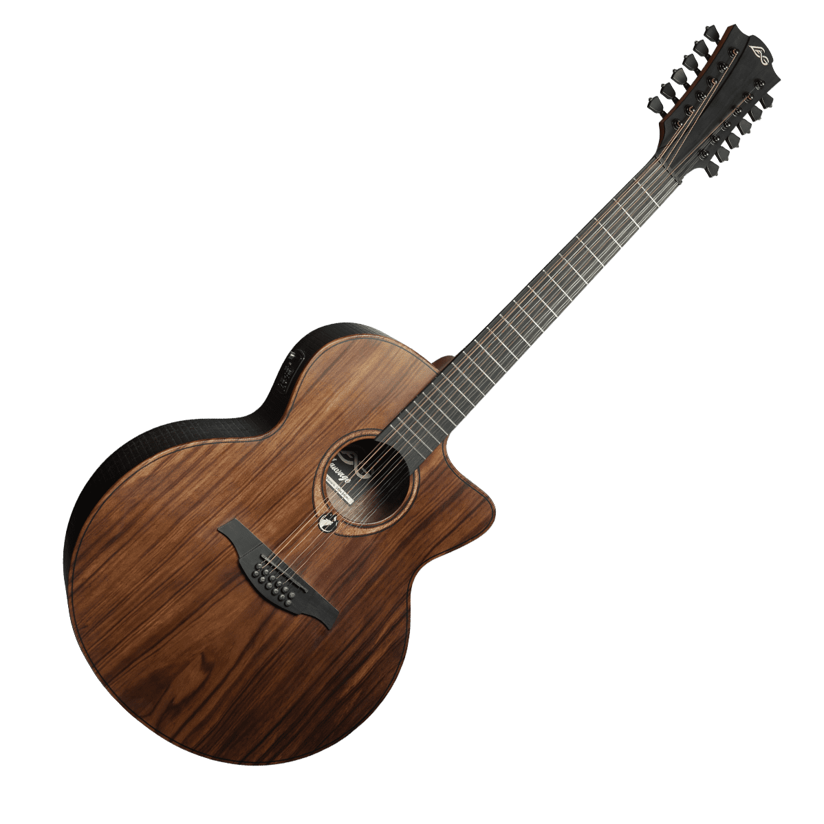 LAG Sauvage Jumbo 12 Strings Cutaway Acoustic-Electric, Electro Acoustic Guitar for sale at Richards Guitars.