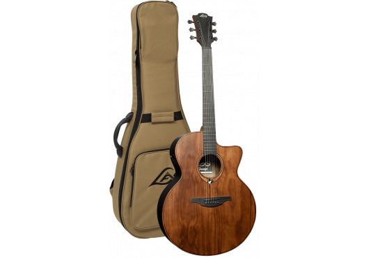 LAG Sauvage Jumbo Cutaway Acoustic-Electric, Electro Acoustic Guitar for sale at Richards Guitars.