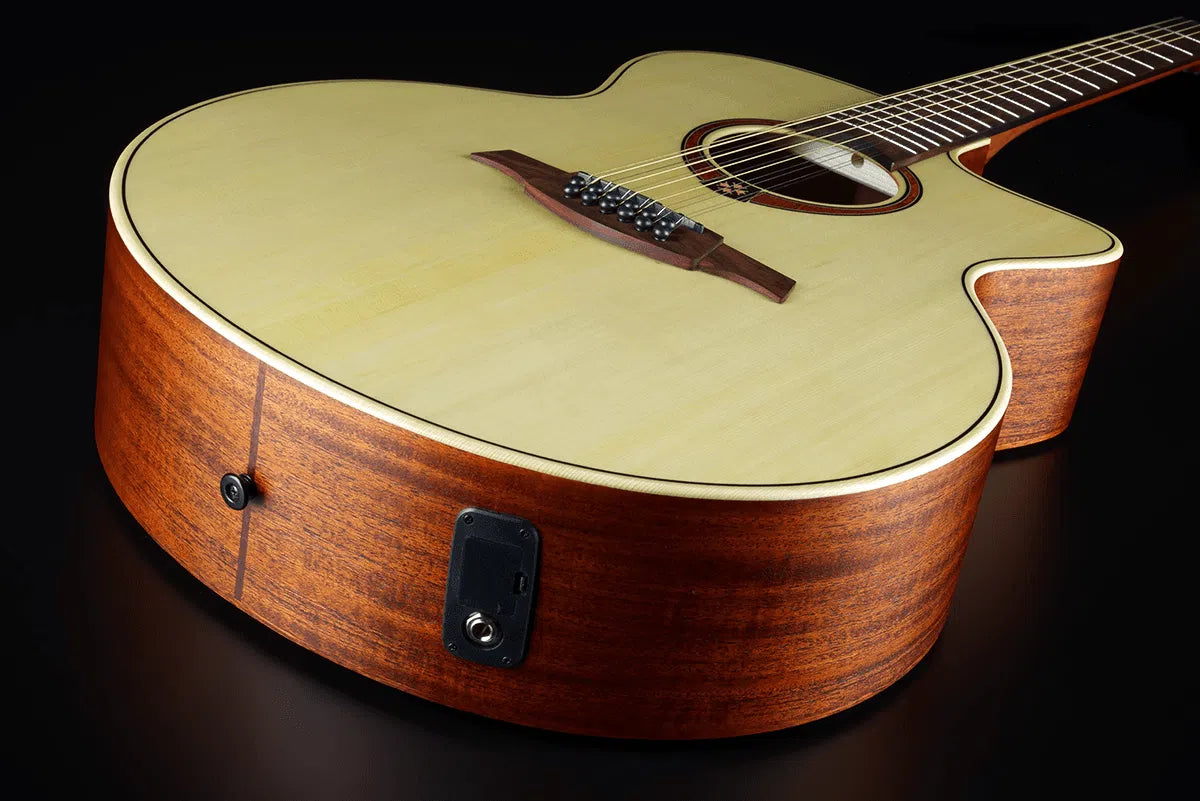 Lag TRAMONTANE 177 T177J12CE  JUMBO 12 STRINGS ELECTRIC-ACOUSTIC, Electro Acoustic Guitar for sale at Richards Guitars.