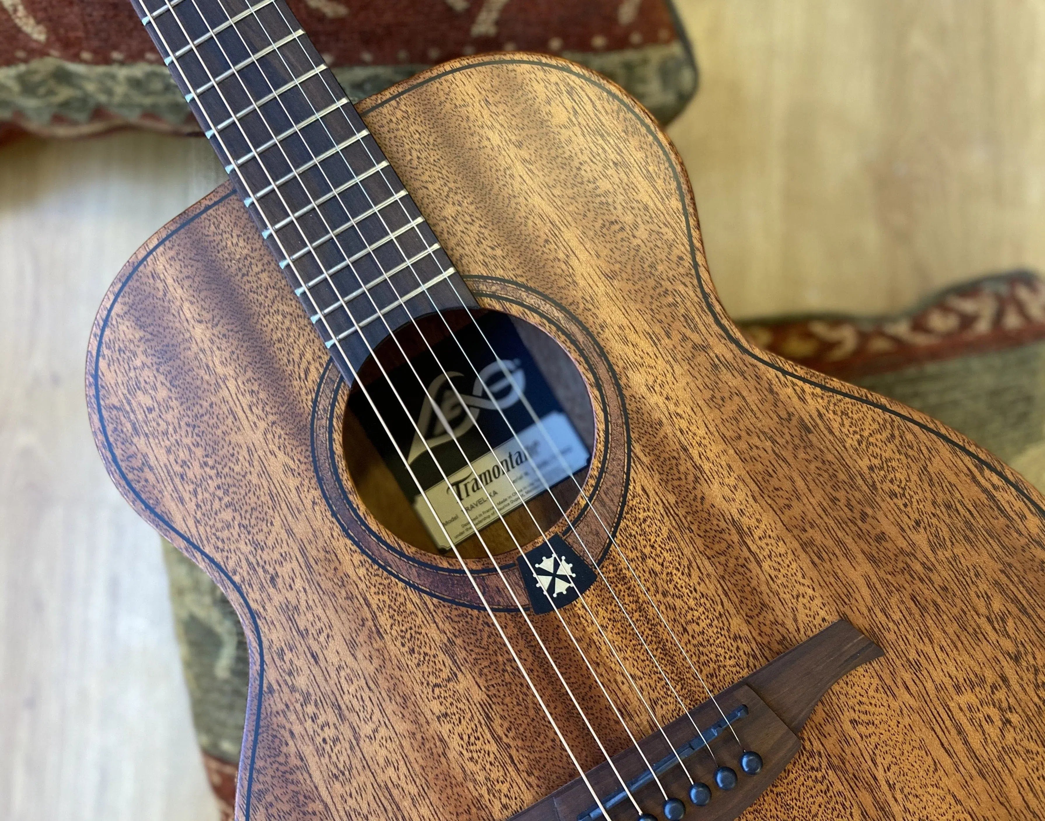 LAG TRAVEL STANDARD TRAVEL-KAE TRAVEL KHAYA ELECTRO, Electro Acoustic Guitar for sale at Richards Guitars.