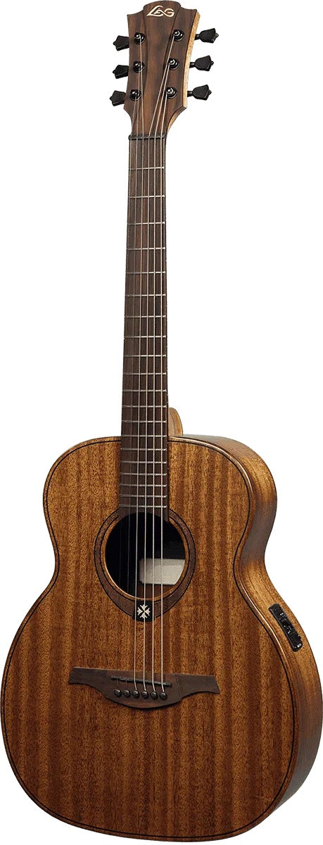 LAG TRAVEL STANDARD TRAVEL-L-KAE TRAVEL KHAYA ELECTRO LEFTY, Travel Guitar for sale at Richards Guitars.