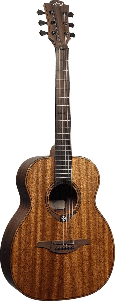 LAG TRAVEL STANDARD TRAVEL-L-KAE TRAVEL KHAYA ELECTRO LEFTY, Travel Guitar for sale at Richards Guitars.