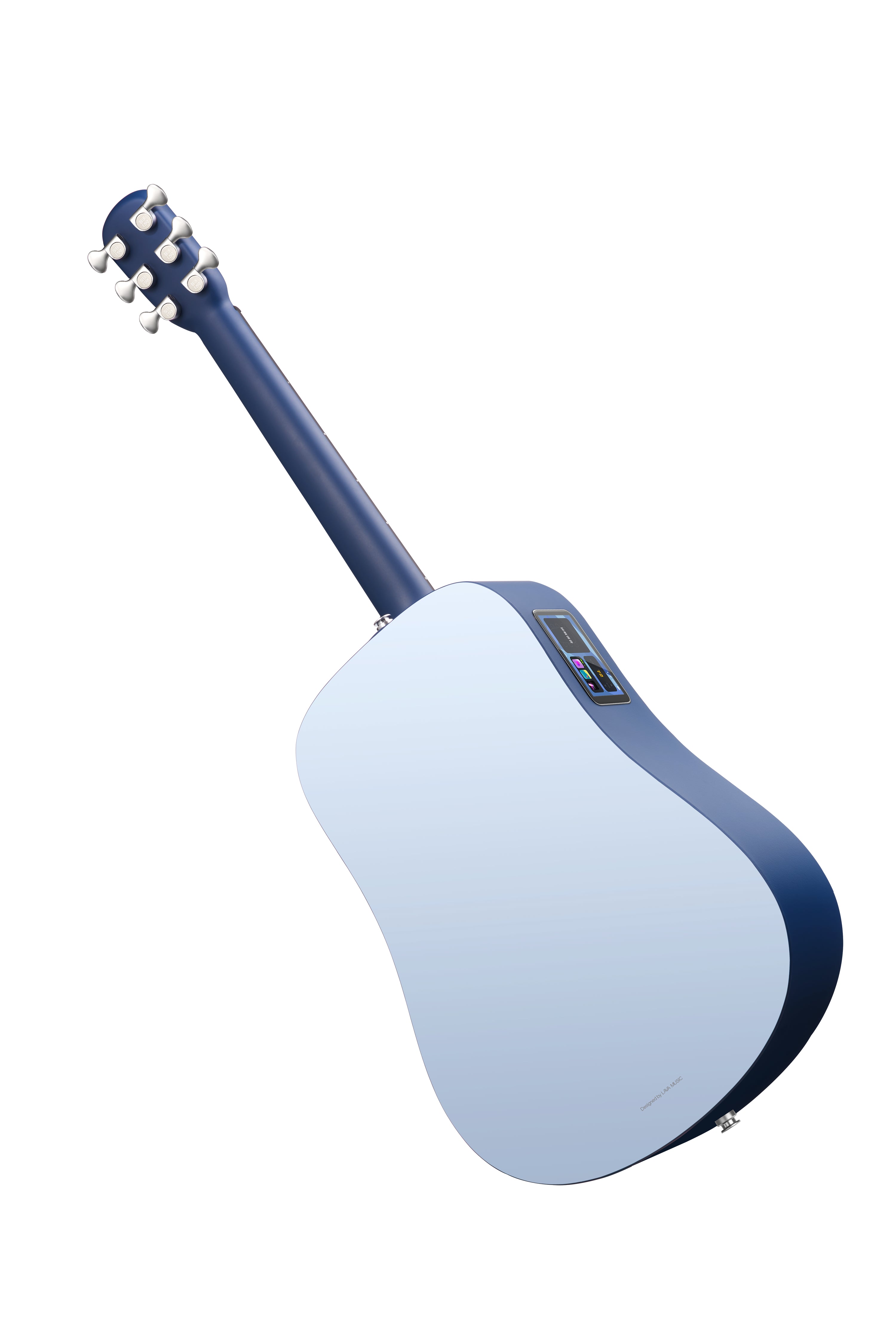 BLUE LAVA TOUCH with Airflow Bag ~ Ice Blue / Ocean Blue, Acoustic Guitar for sale at Richards Guitars.