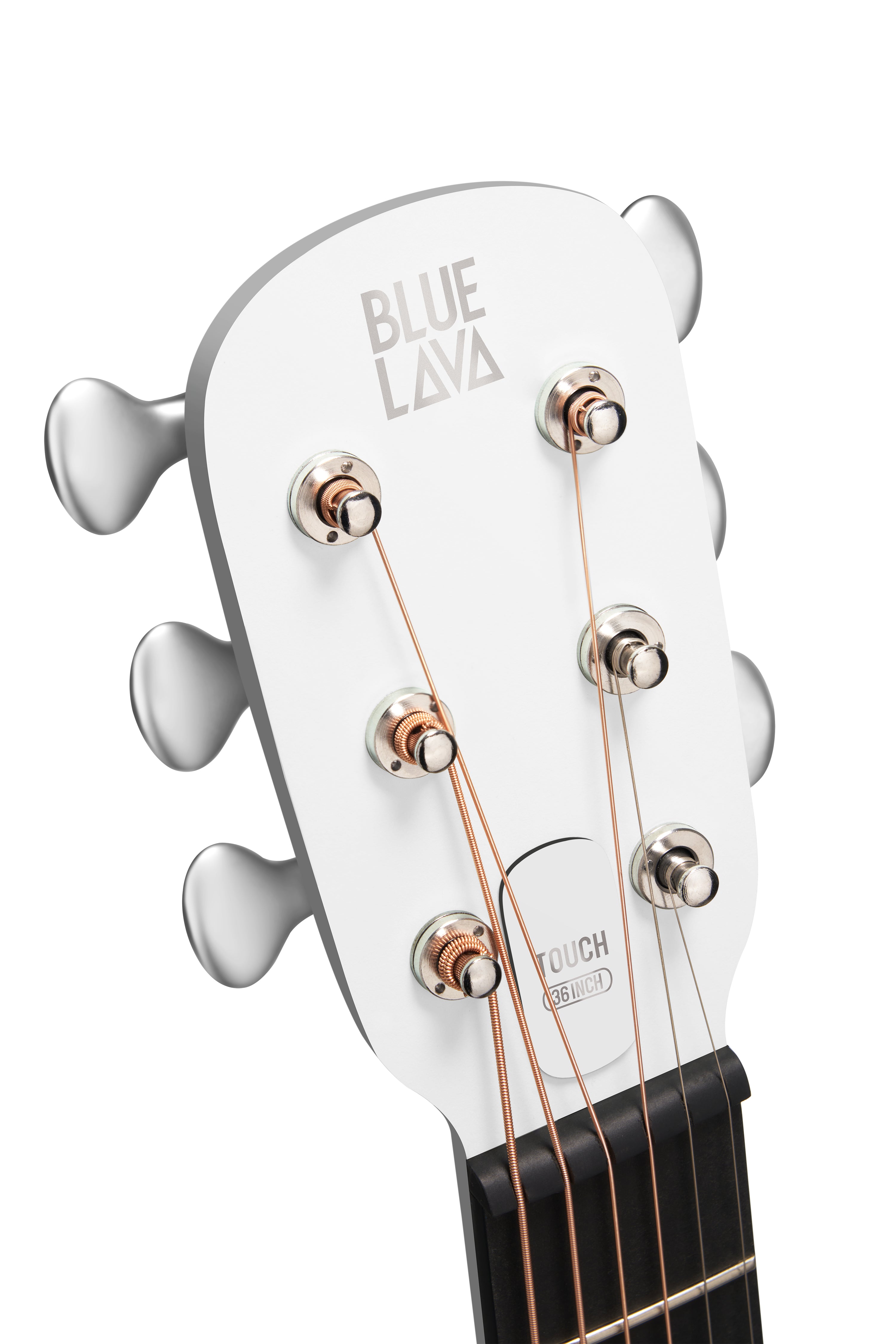 BLUE LAVA TOUCH with Airflow Bag ~ Sail White, Acoustic Guitar for sale at Richards Guitars.
