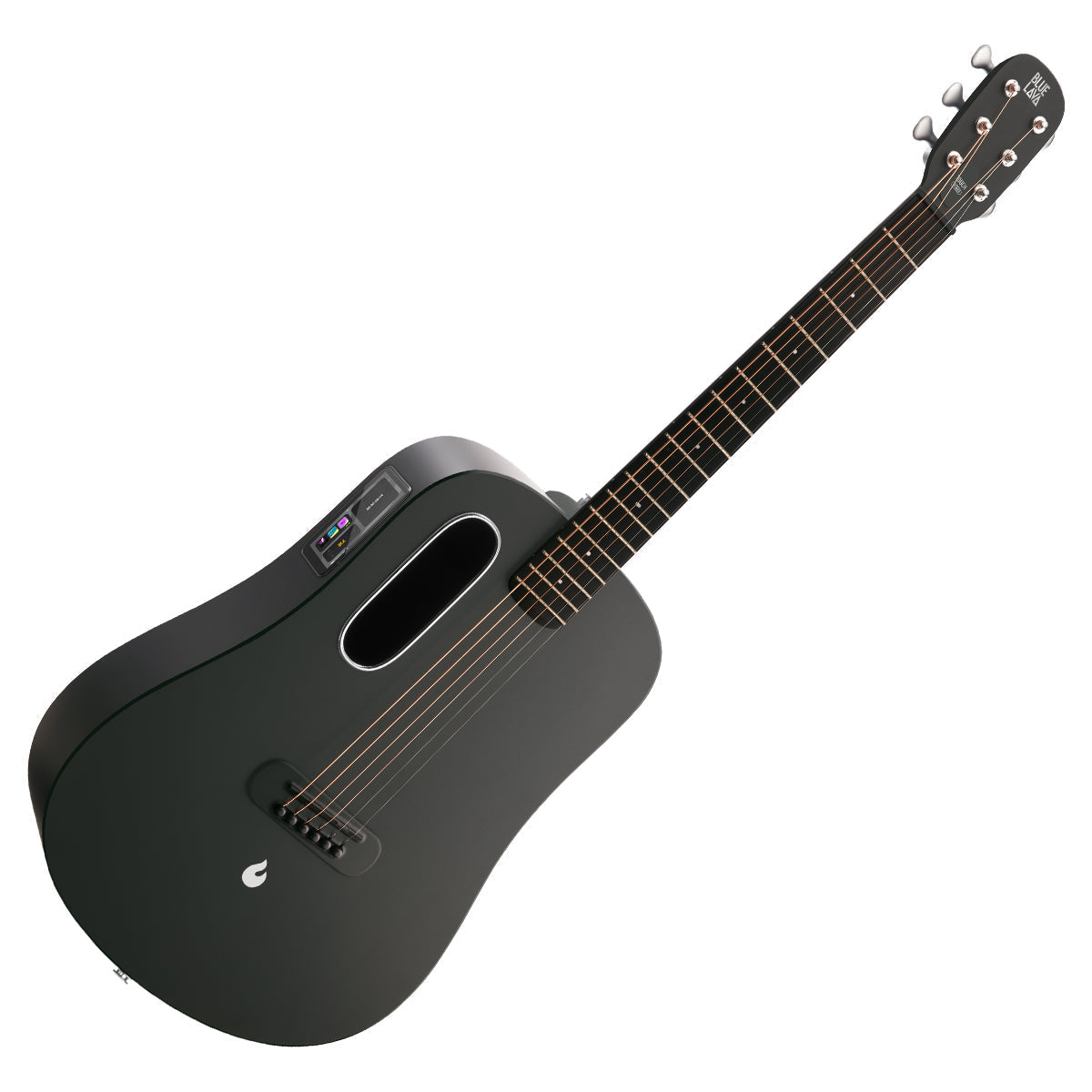 BLUE LAVA TOUCH with Lite Bag ~ Midnight Black, Acoustic Guitar for sale at Richards Guitars.