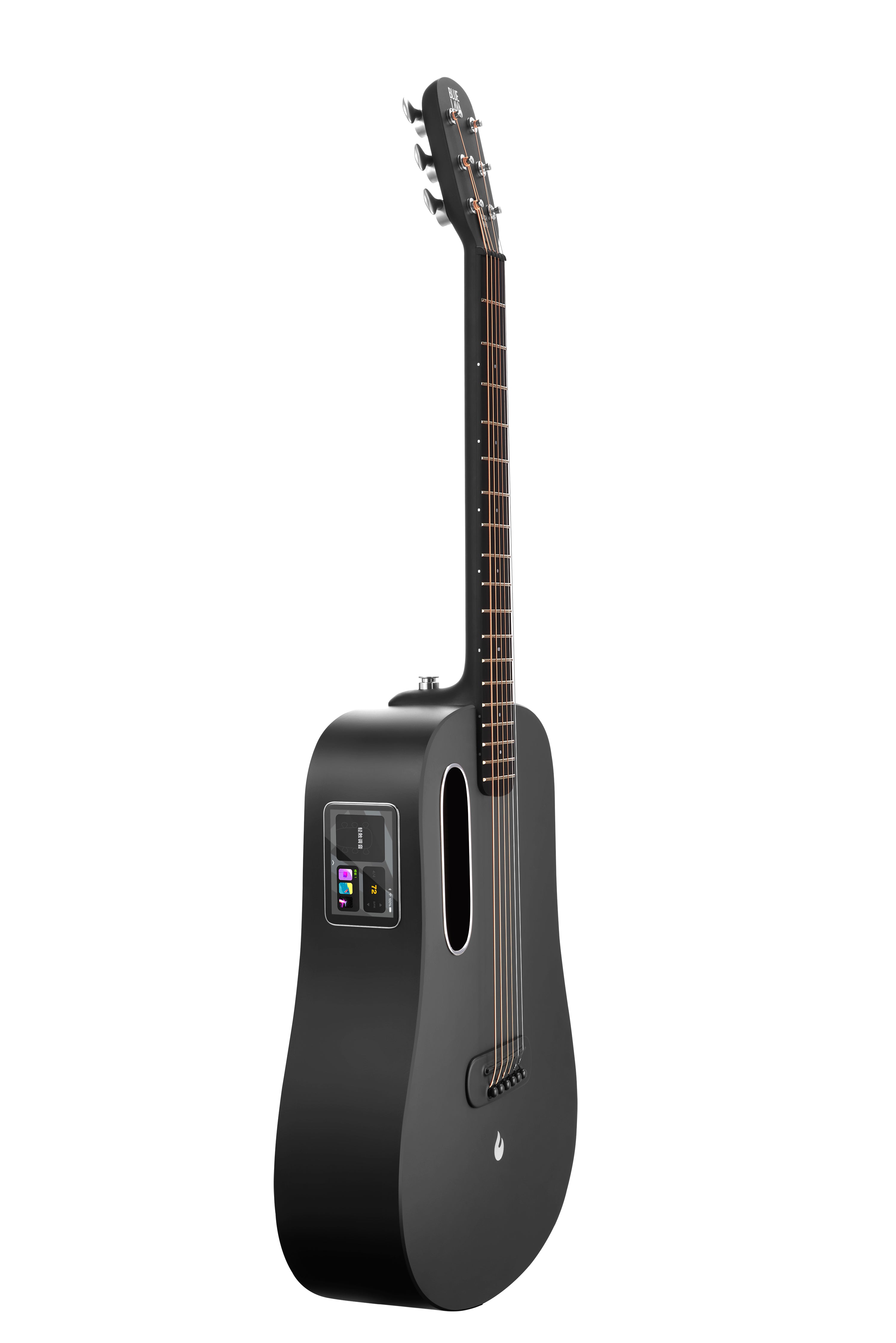 BLUE LAVA TOUCH with Lite Bag ~ Midnight Black, Acoustic Guitar for sale at Richards Guitars.