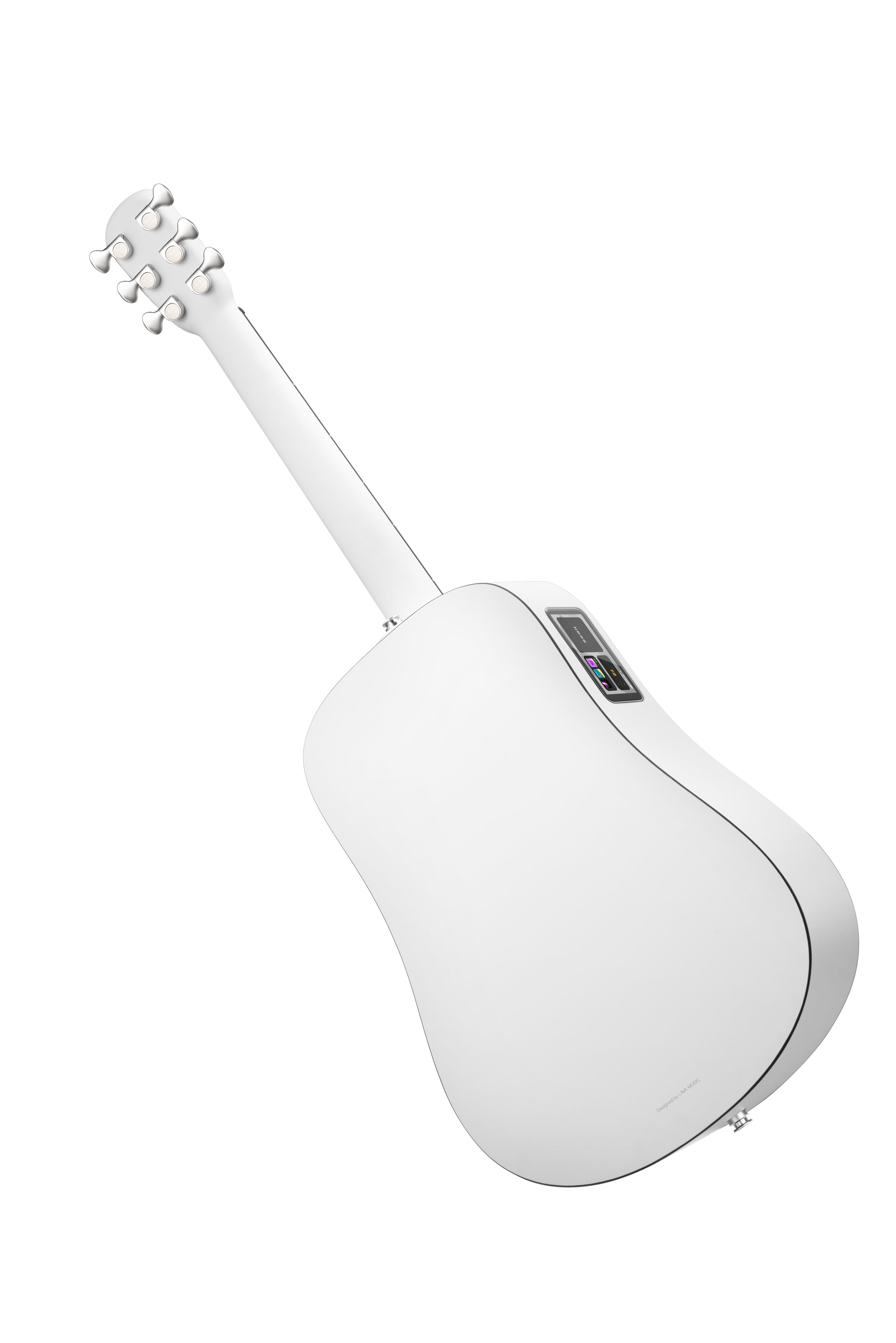 BLUE LAVA TOUCH with Lite Bag ~ Sail White, Acoustic Guitar for sale at Richards Guitars.