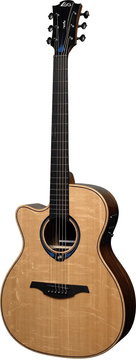 Lag HYVIBE 30 TLHV30ACE TRAMONTANE LEFT AUDITORIUM CTW, Electro Acoustic Guitar for sale at Richards Guitars.