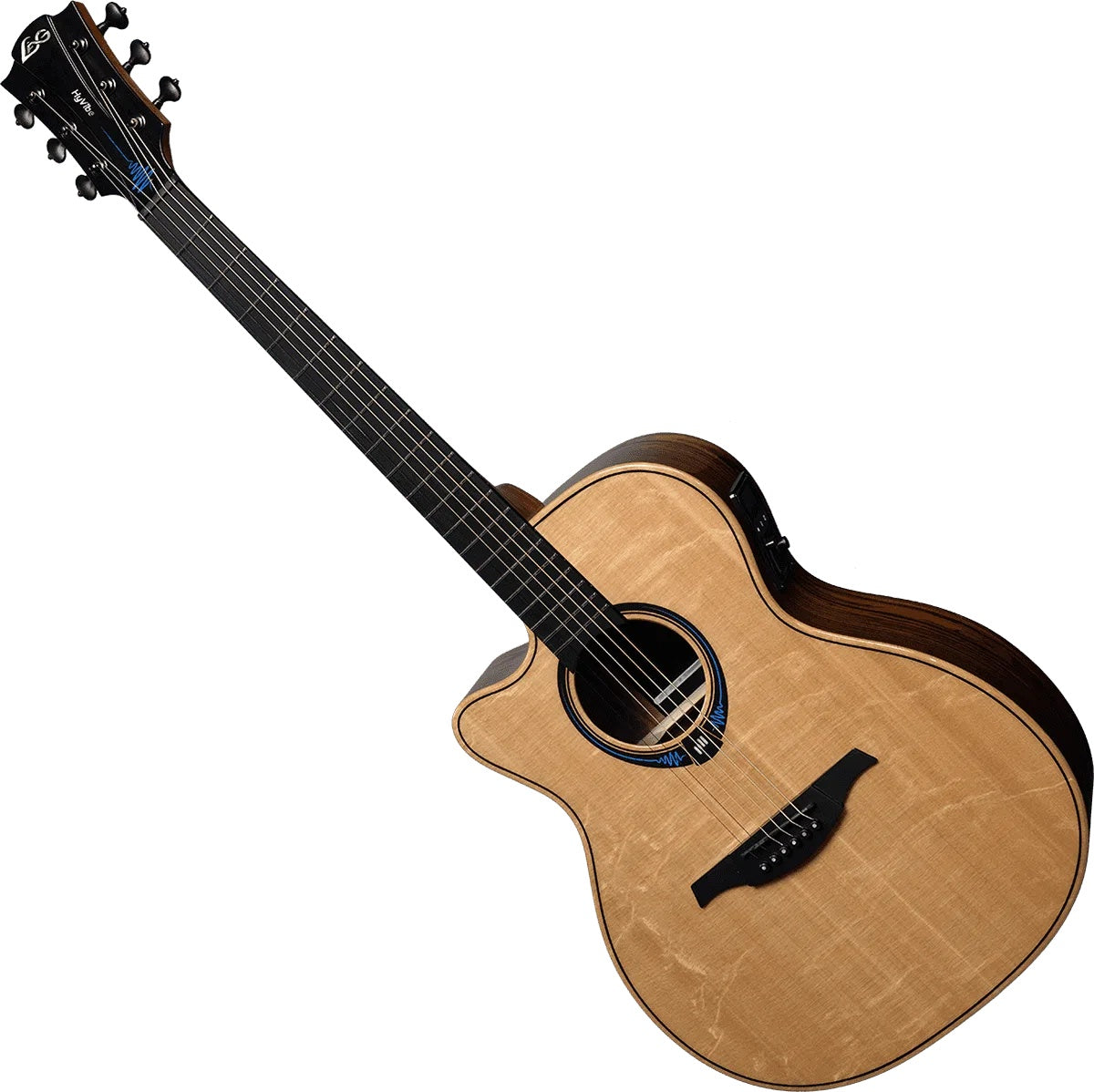 Lag HYVIBE 30 TLHV30ACE TRAMONTANE LEFT AUDITORIUM CTW, Electro Acoustic Guitar for sale at Richards Guitars.