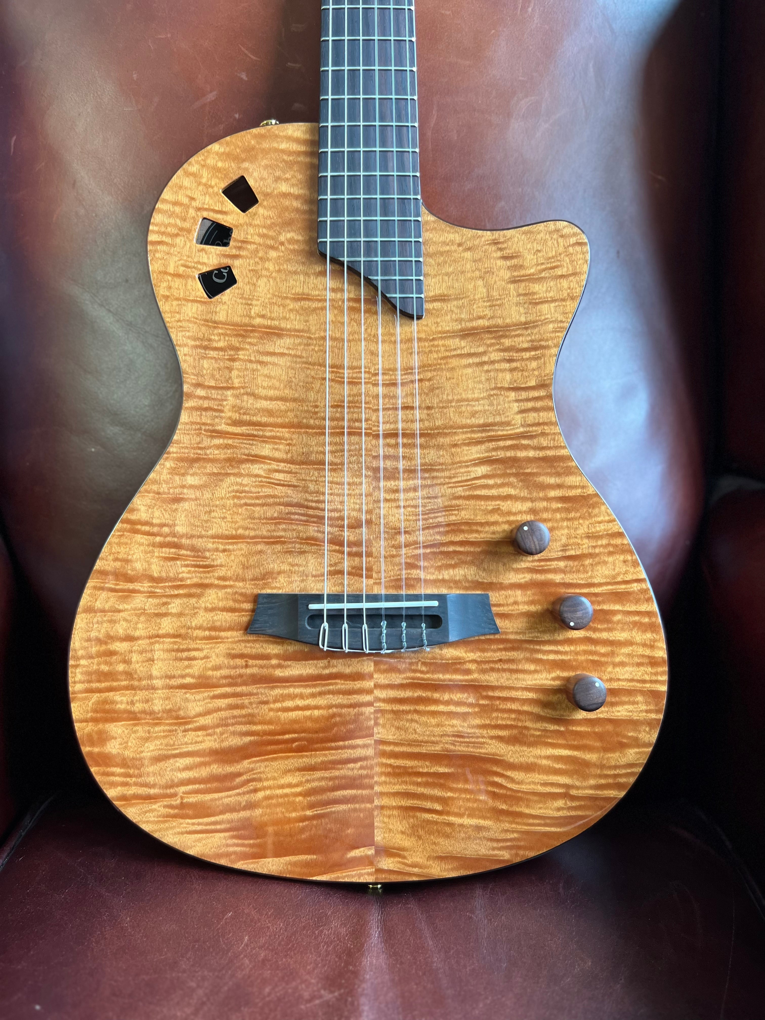 Cordoba Stage Natural Amber, Electro Nylon Strung Guitar for sale at Richards Guitars.