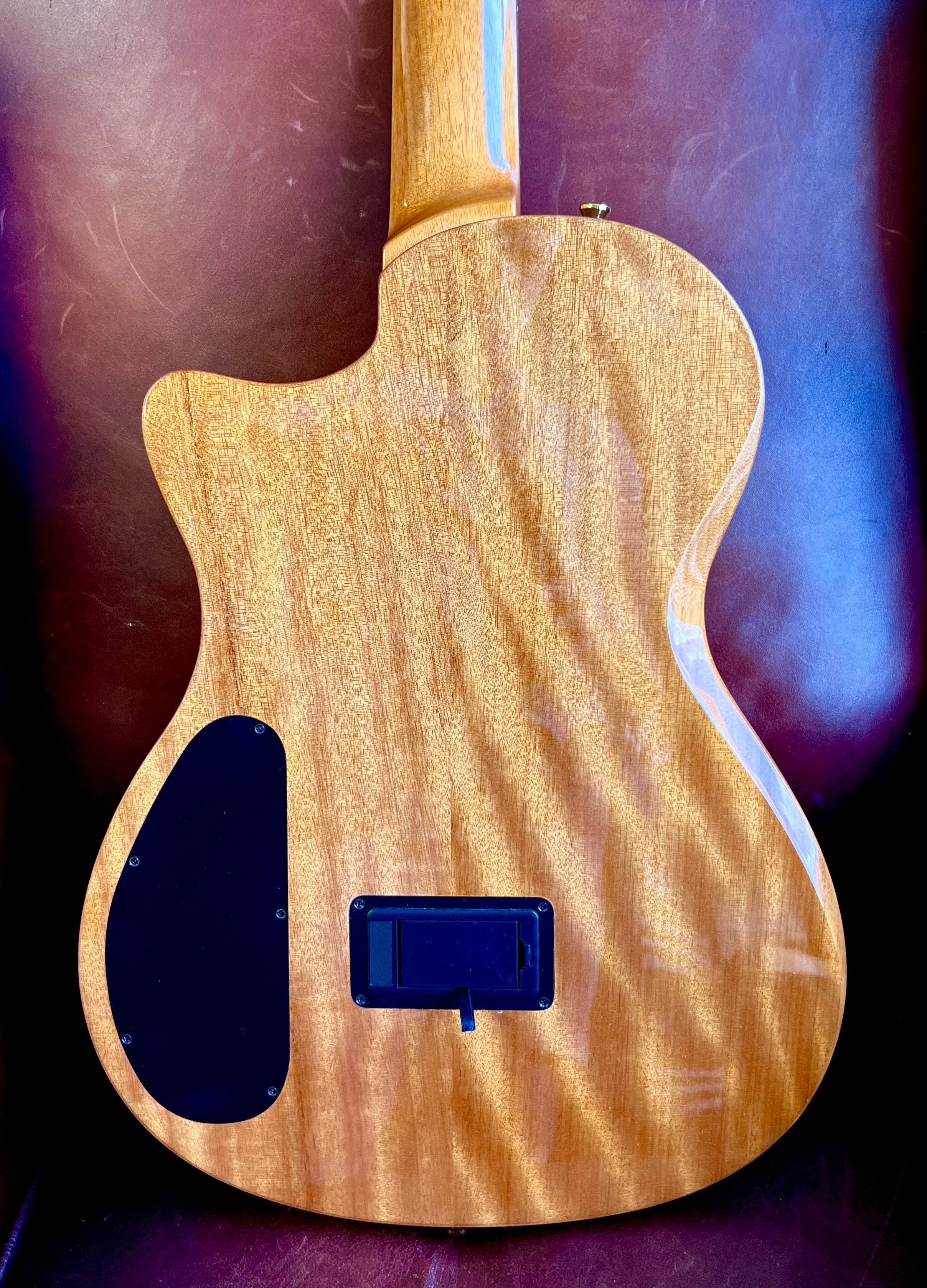 Cordoba Stage Natural Deep Wine, Electro Nylon Strung Guitar for sale at Richards Guitars.