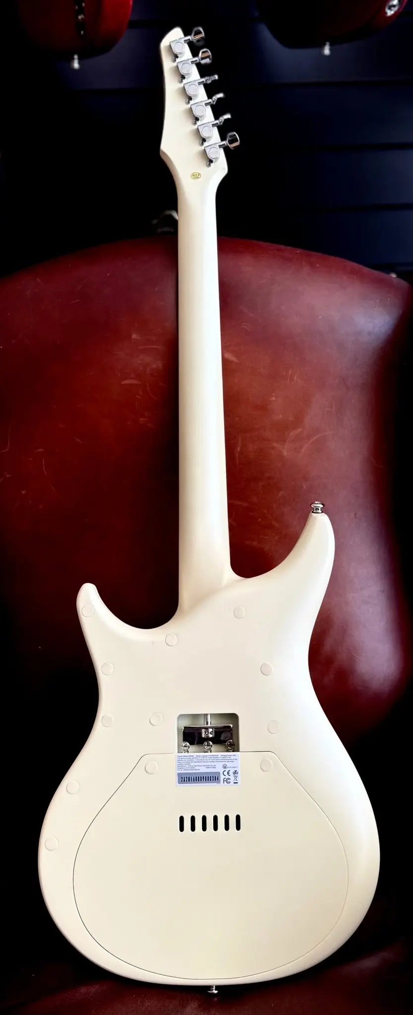 Enya Inspire Electric Smart Guitar in White - Richards Guitars Of