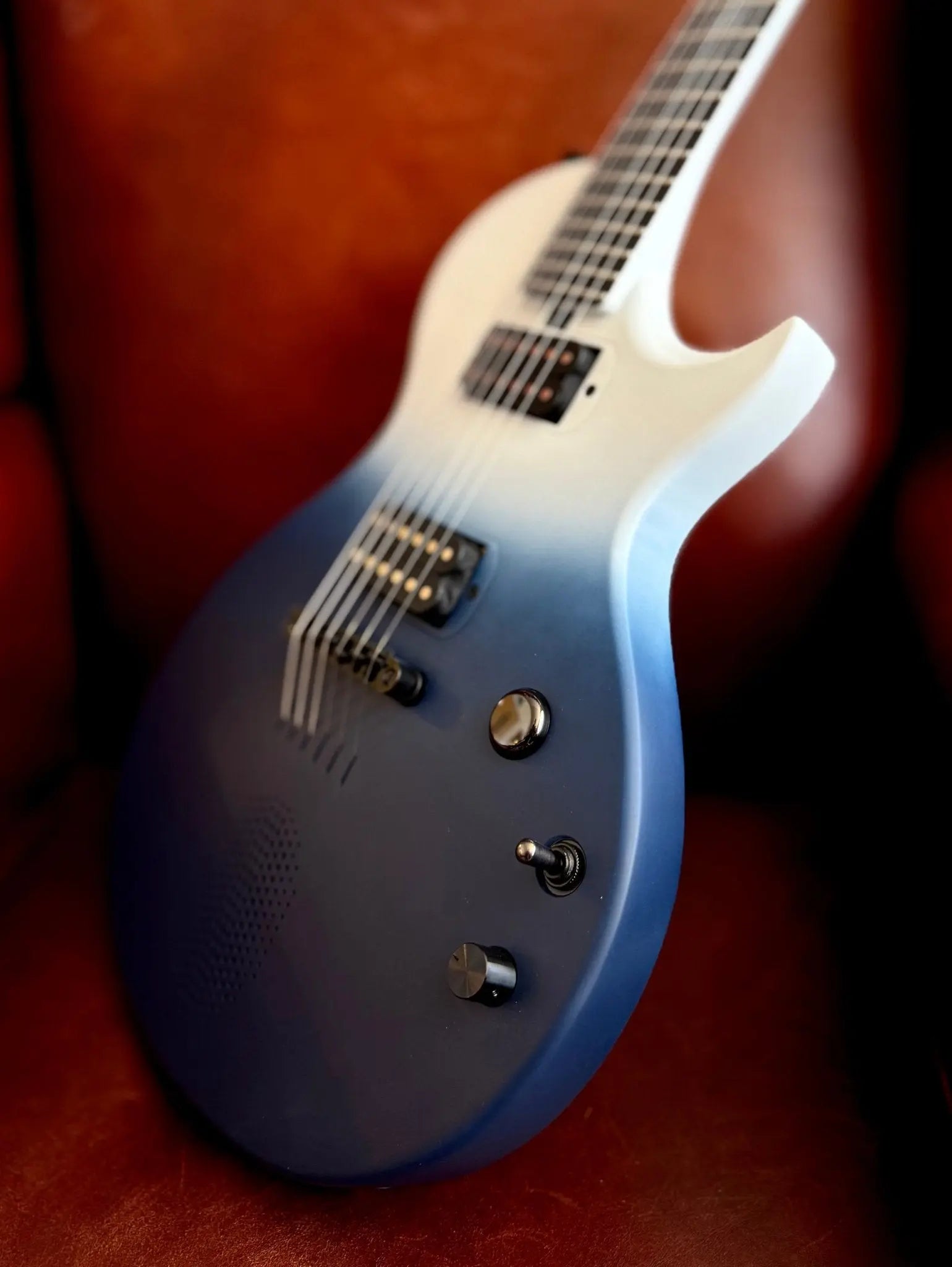 Enya Nova Go Sonic Ocean Blue, Electric Guitar (Guitar with case and