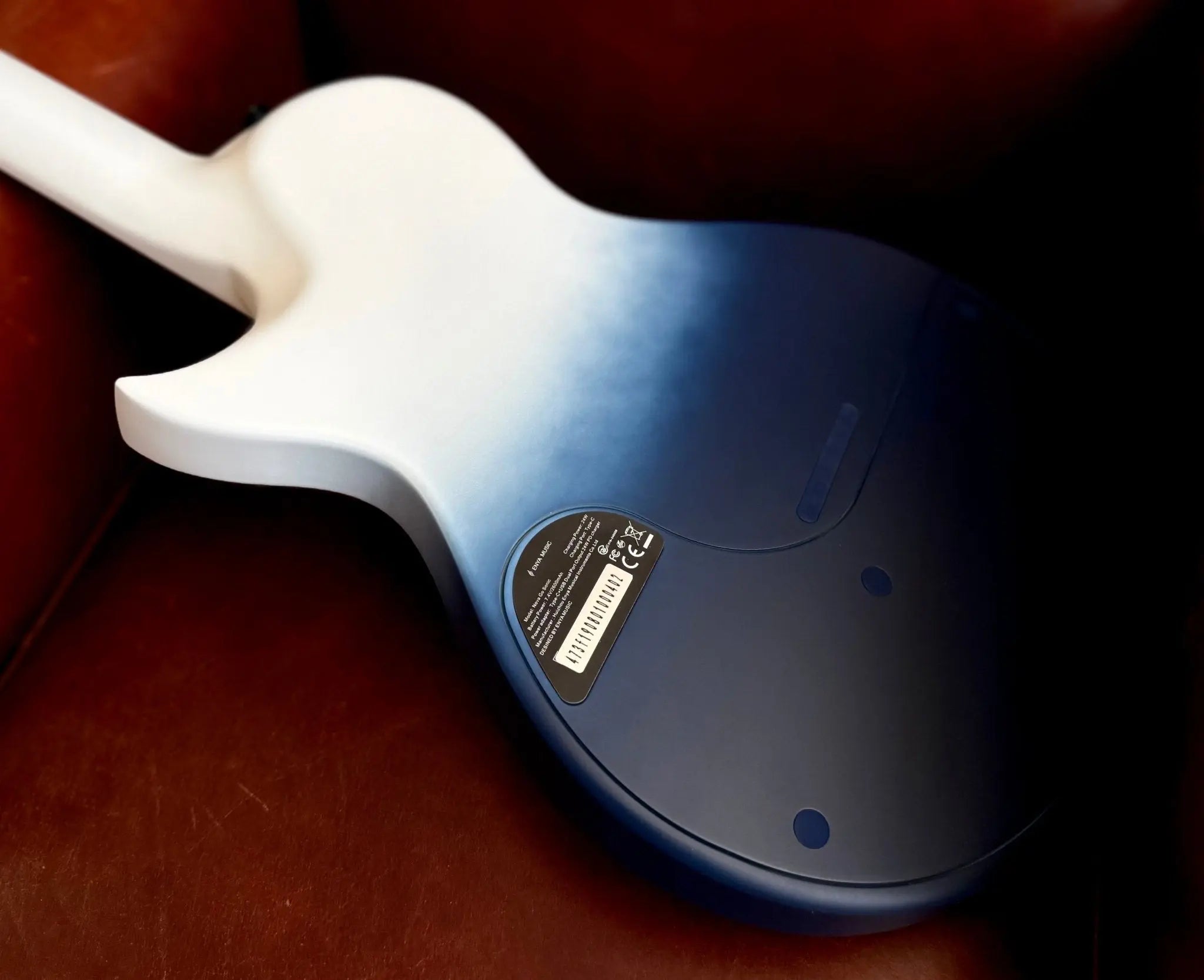 Enya Nova Go Sonic Ocean Blue, Electric Guitar (Guitar with case and