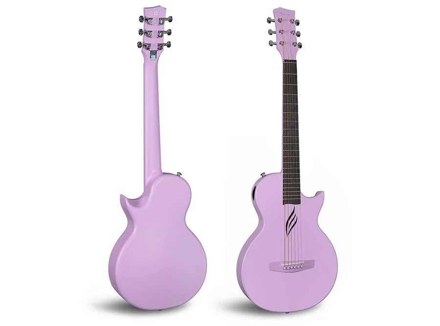 Enya Nova GO SP1 Purple Nova Go Carbo fibre electro guitar with Bluetooth - Richards Guitars Of Stratford Upon Avon
